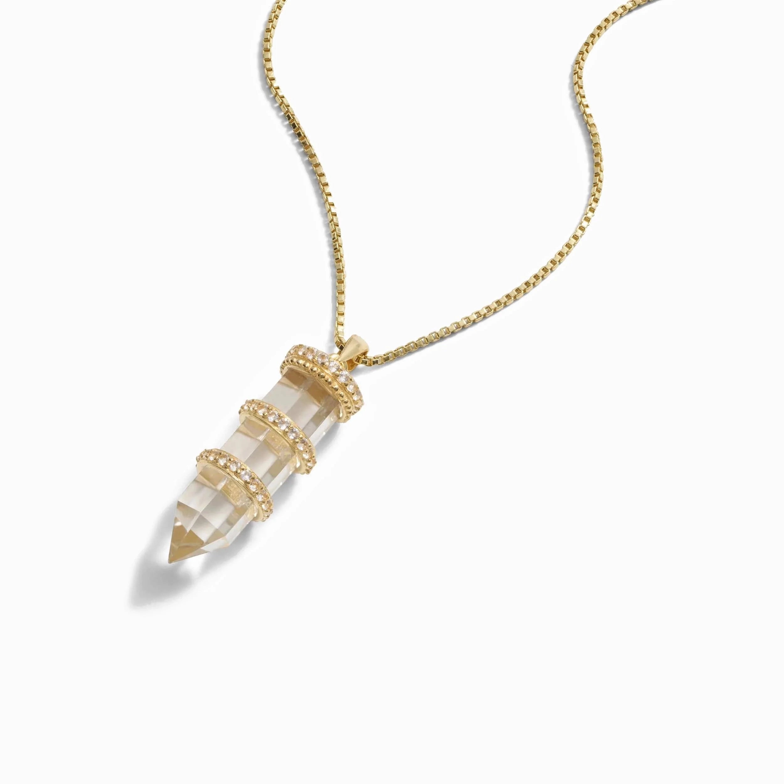 Awe Inspired Manifestation Crystal Necklace