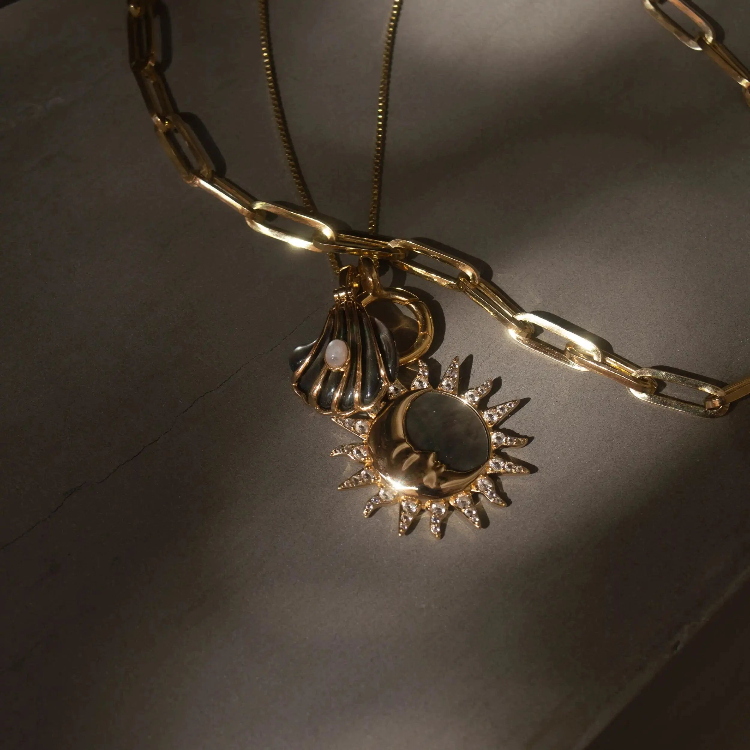 Awe Inspired Chunky Paperclip Necklace