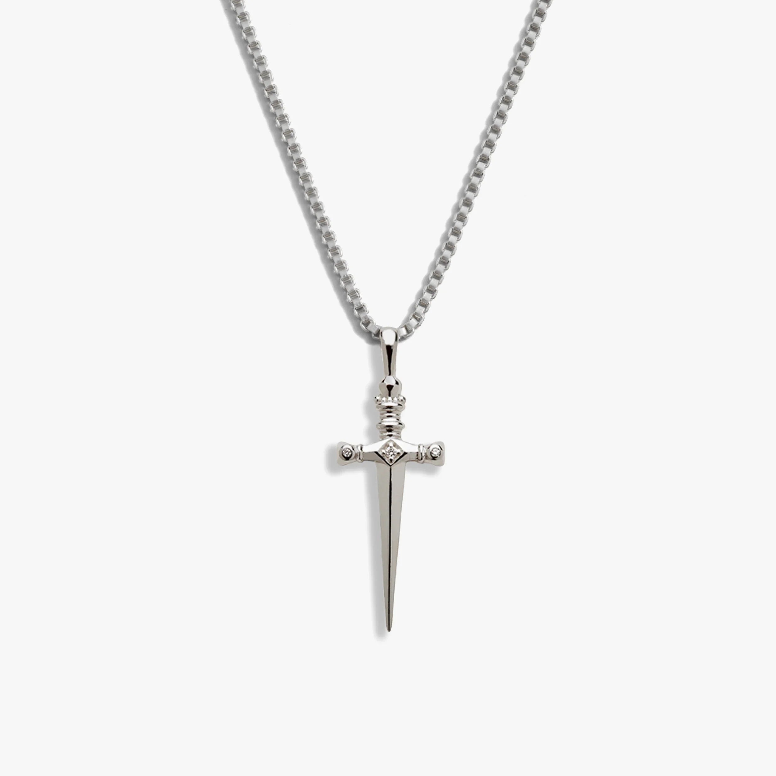 Diamond Sword Necklace