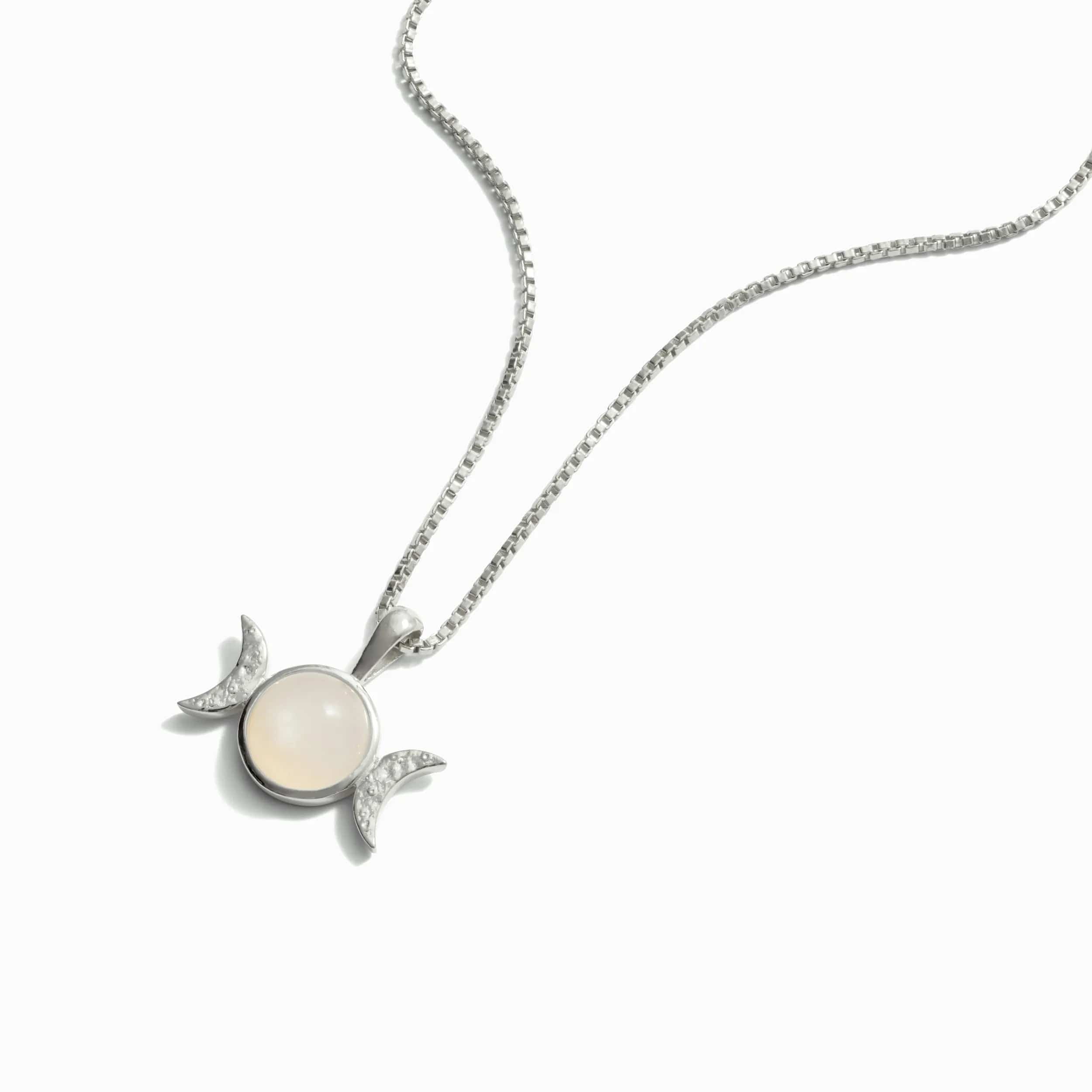 Awe Inspired Mini Triple Moon Necklace