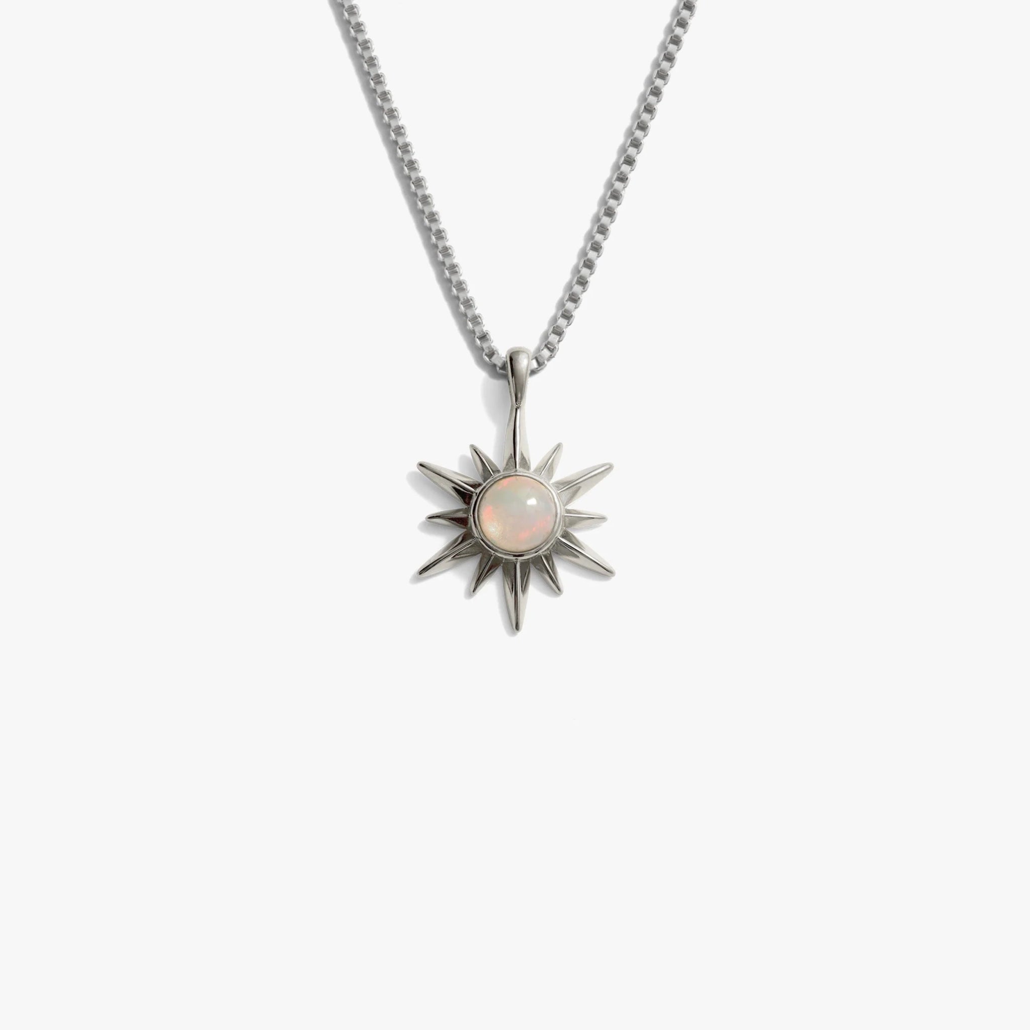 Awe Inspired Opal Sun Necklace