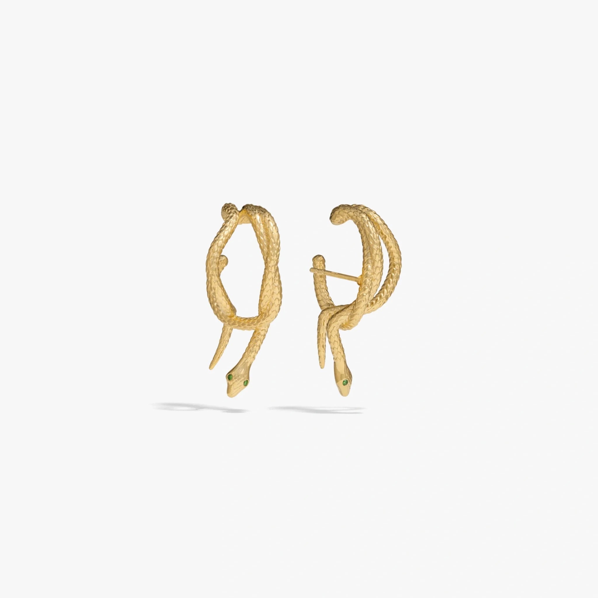 Awe Inspired Snake Wrap Earring