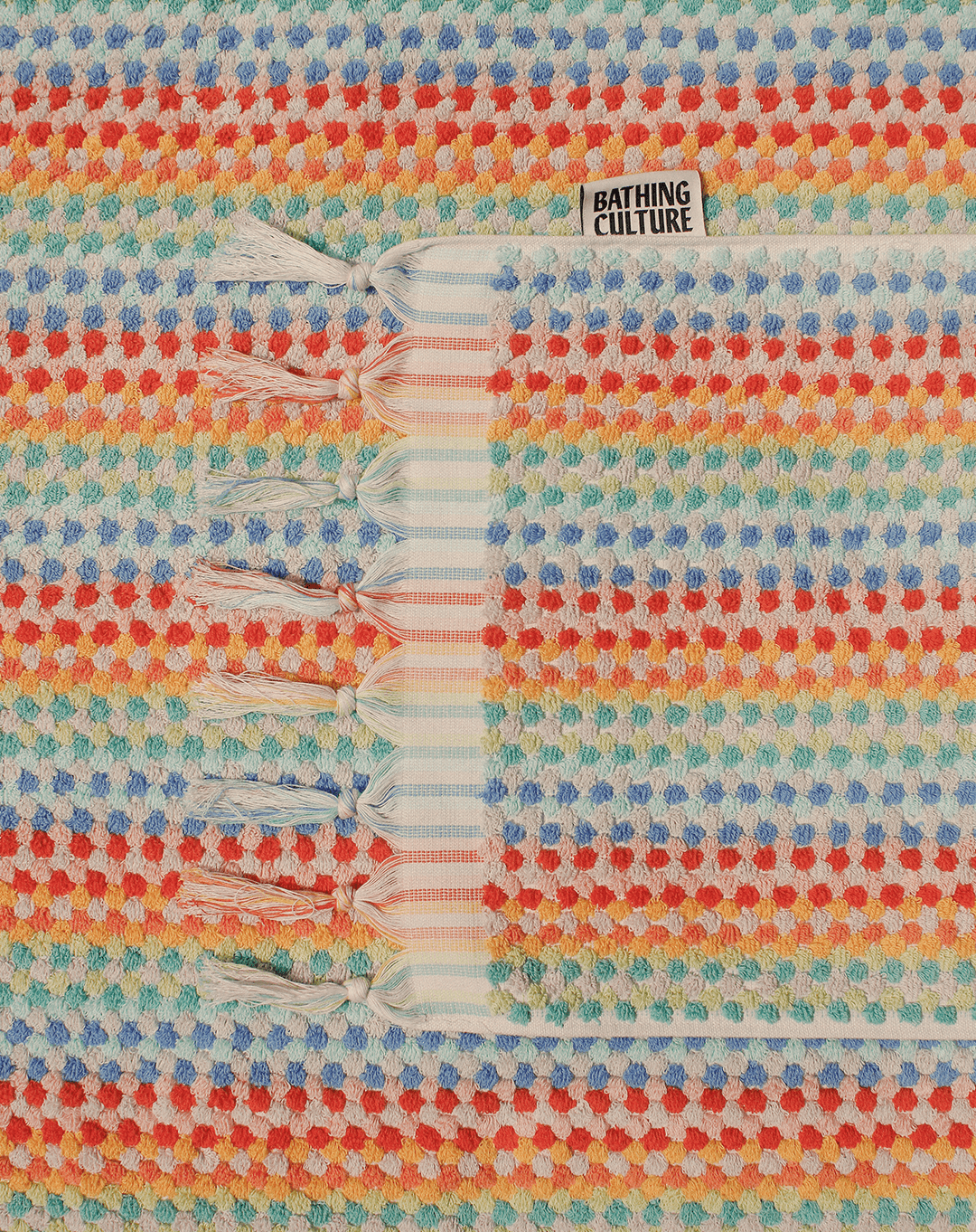Bathing Culture Organic Cosmic Rainbow Towel (Vibrant)
