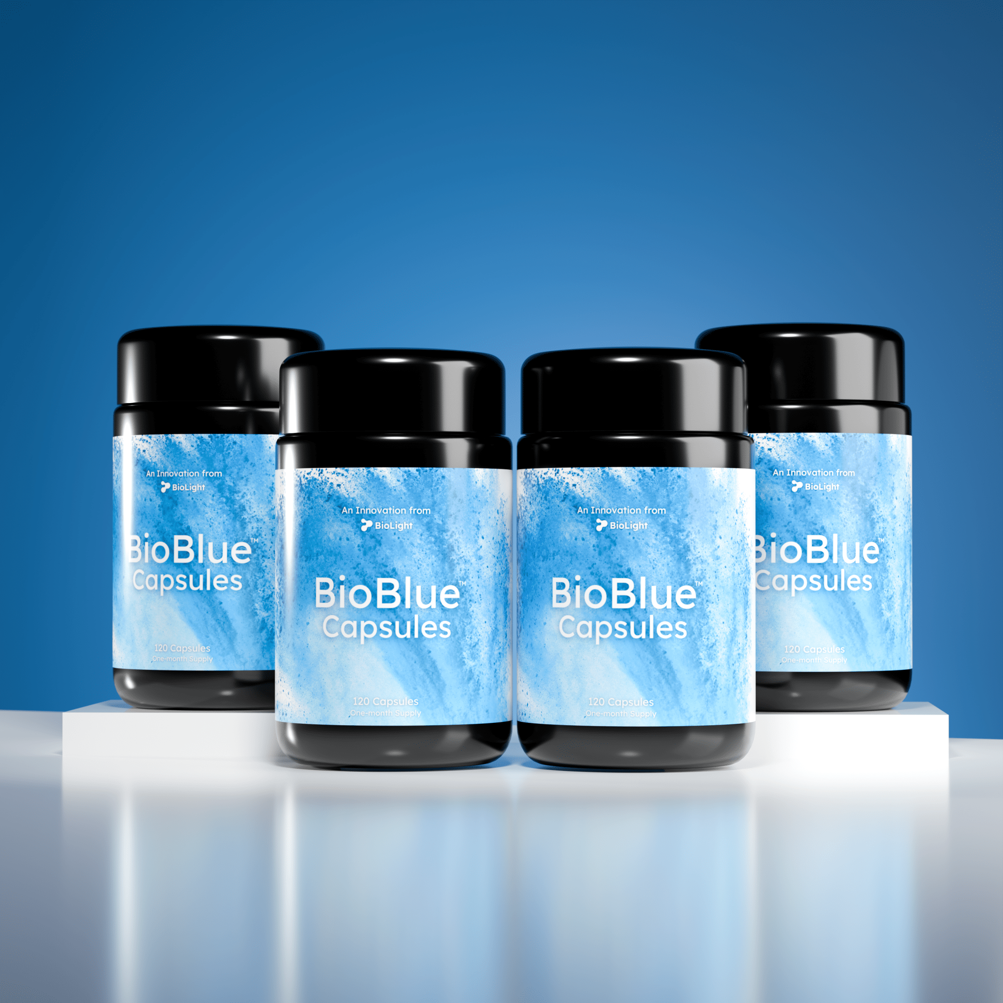 BioLight BioBlue Capsules - Methylene Blue & Taurine Supplement for Brain Health & Mitochondrial Support
