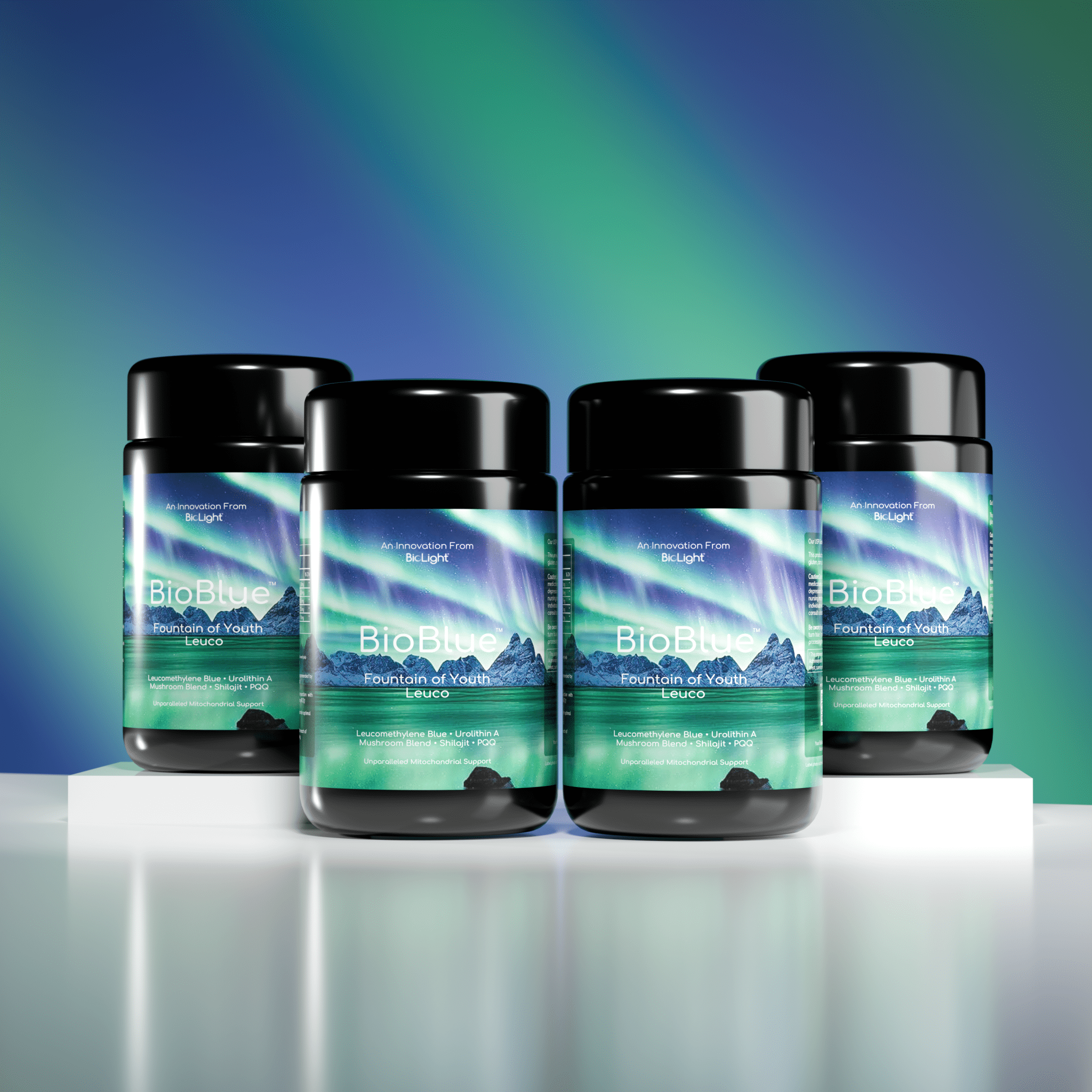 BioLight BioBlue Fountain of Youth Leuco Supplement | Advanced Mitochondrial Support & Energy Boosting Formula