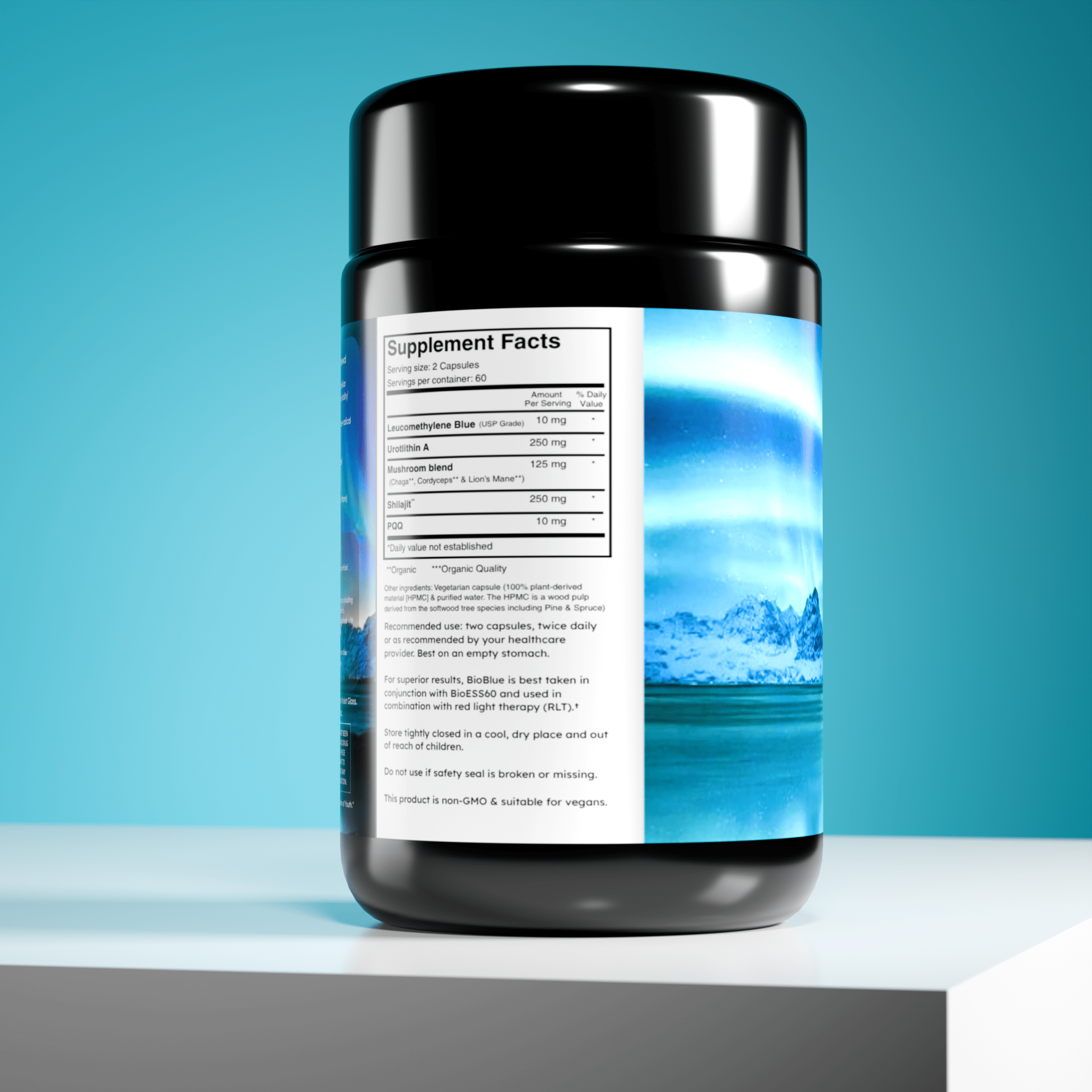 BioLight BioBlue Fountain of Youth Leuco Supplement | Advanced Mitochondrial Support & Energy Boosting Formula