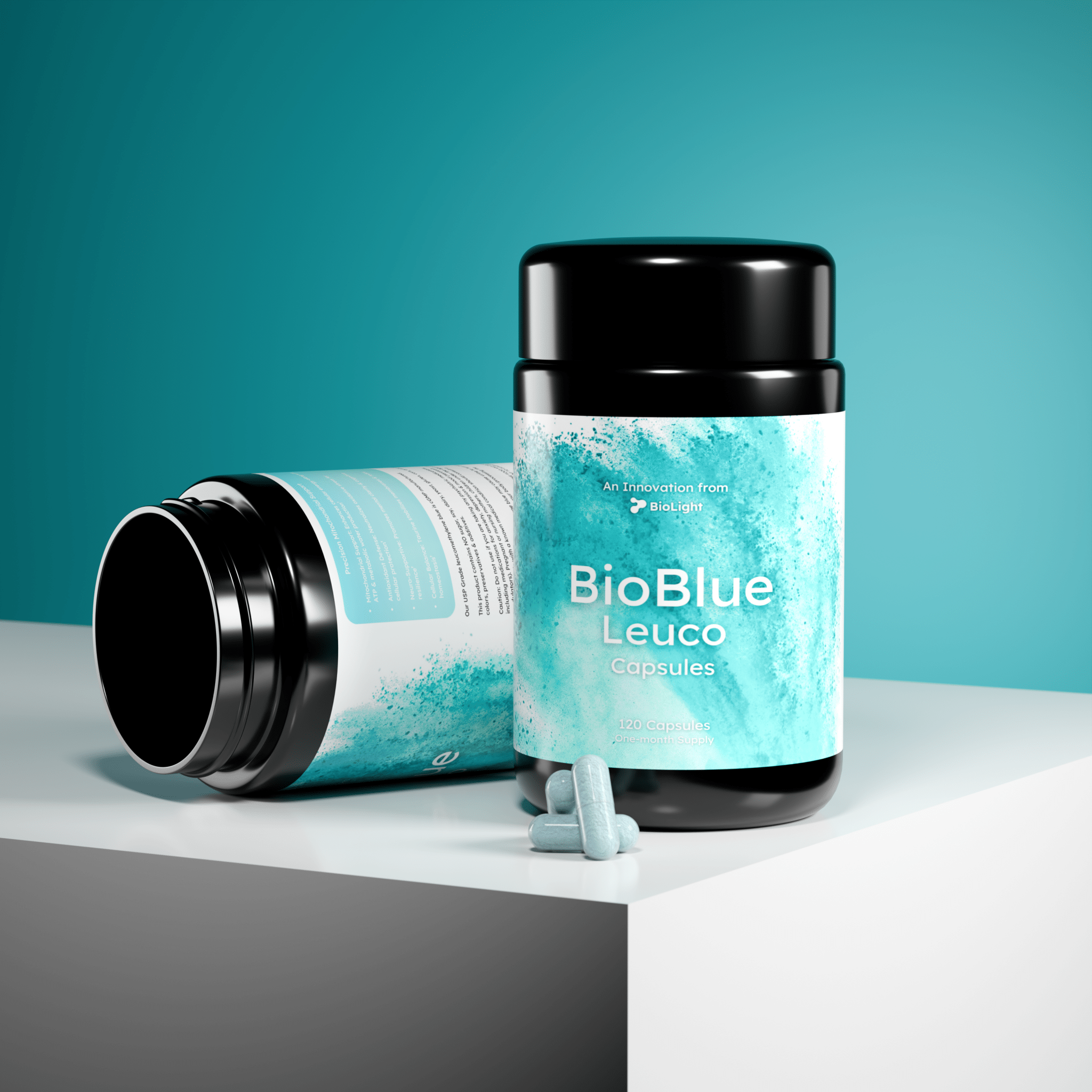 BioLight BioBlue Leuco Capsules - Enhanced Brain & Mitochondrial Support with 100% Plant - Derived Ingredients