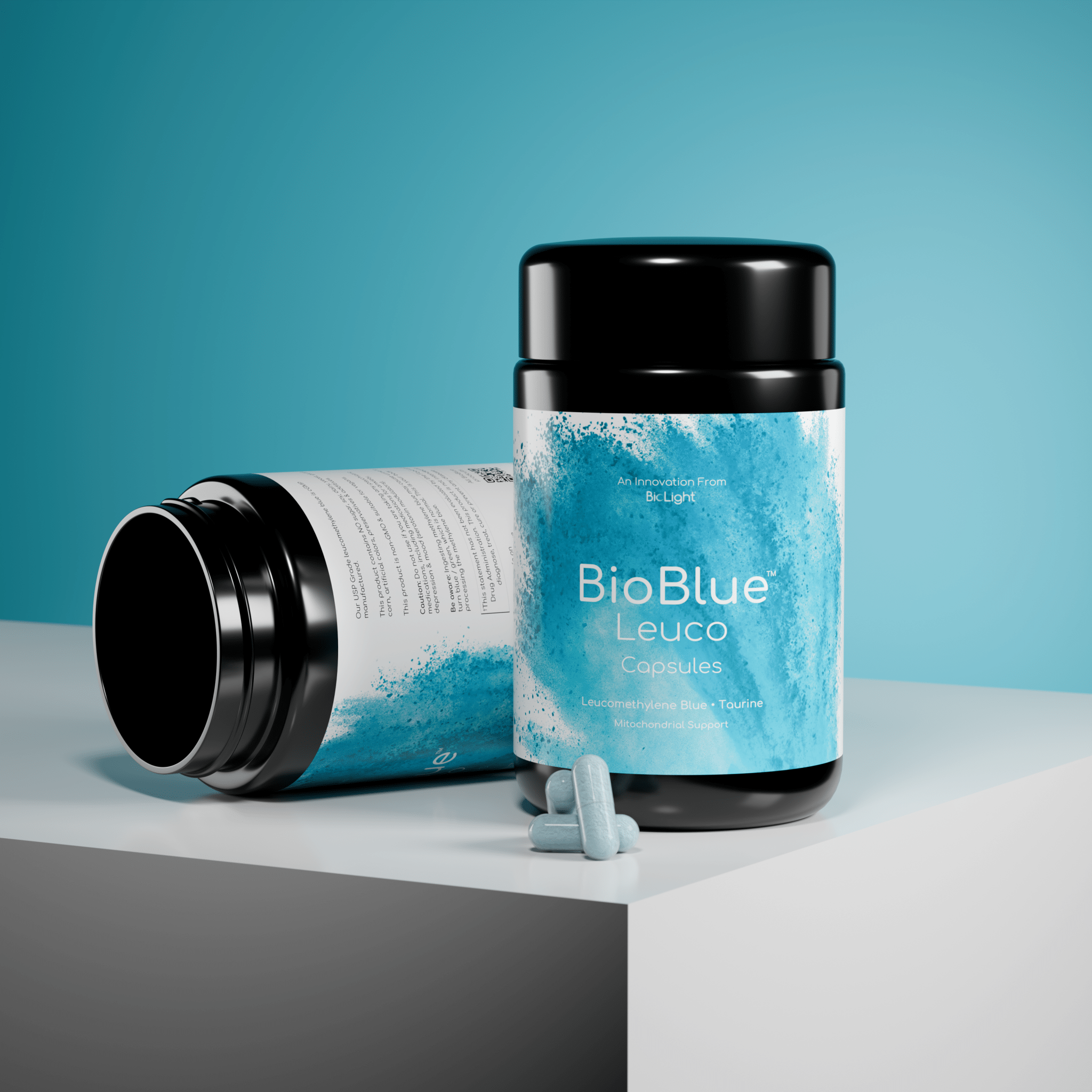 BioLight BioBlue Leuco Capsules - Enhanced Brain & Mitochondrial Support with 100% Plant-Derived Ingredients