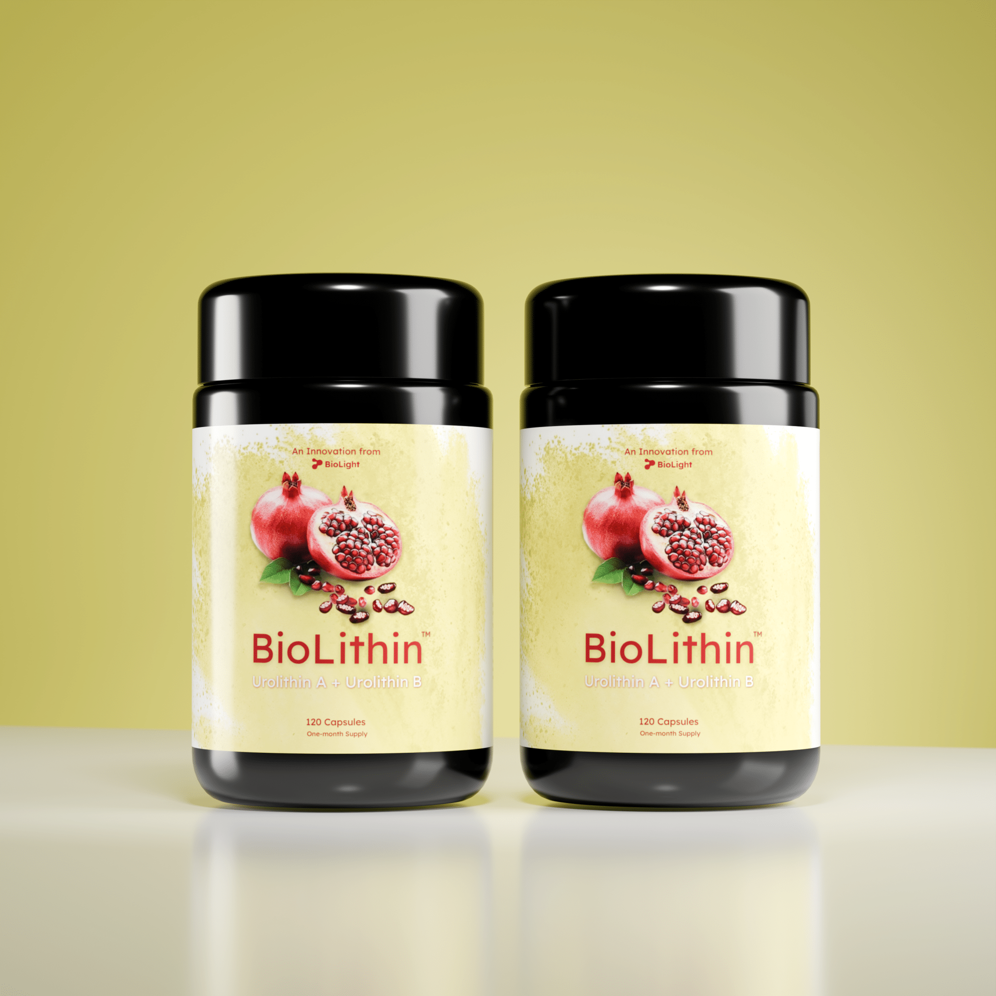 BioLight BioLithin: Urolithin A & B with Taurine for Optimal Mitochondrial Energy & Longevity Support
