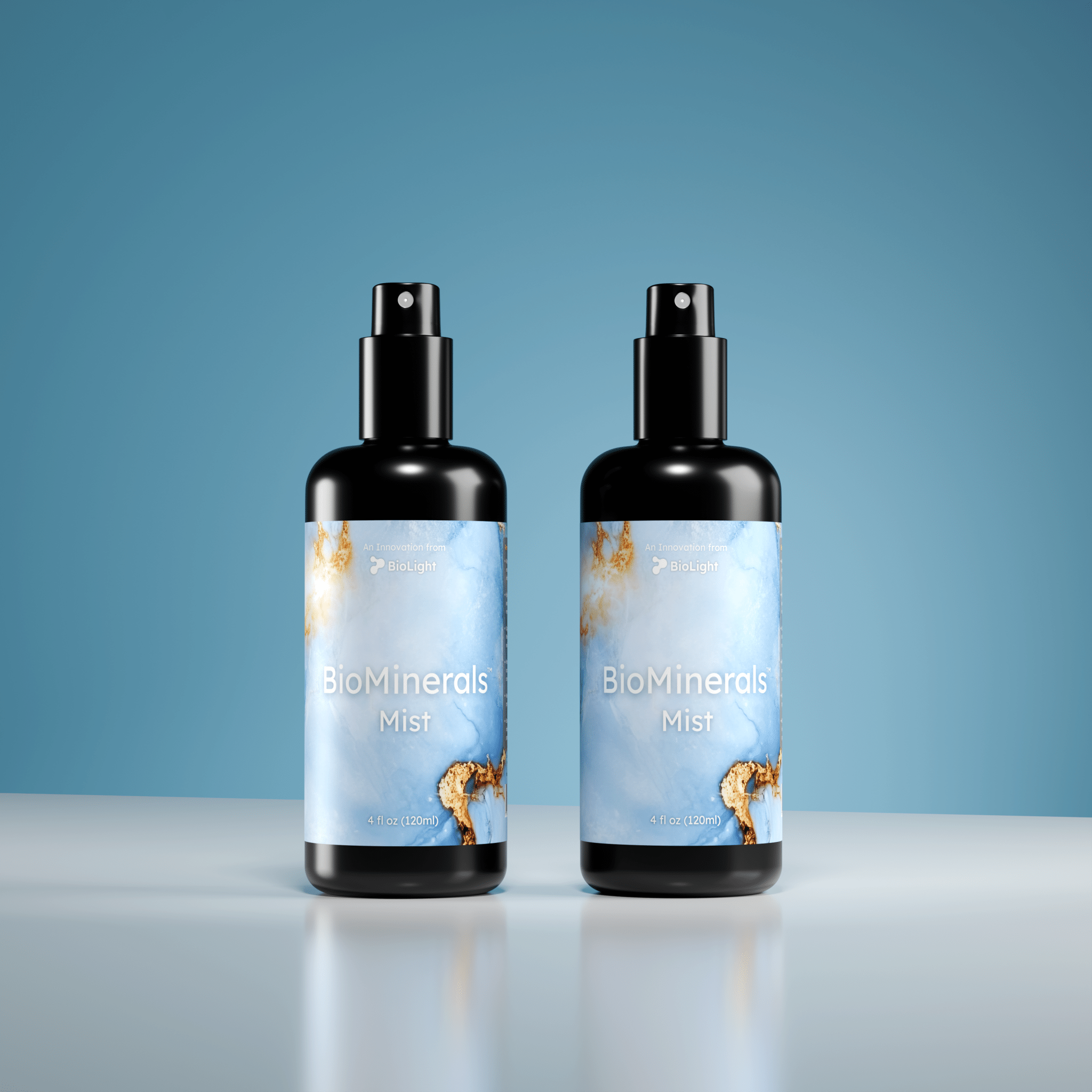 BioLight BioMinerals Mist: Rejuvenating Skincare | Bioactive Mineral Hydration | Fulvic Acid, Humic Acid & Marine Minerals | 4 fl oz | 30 - Day Supply