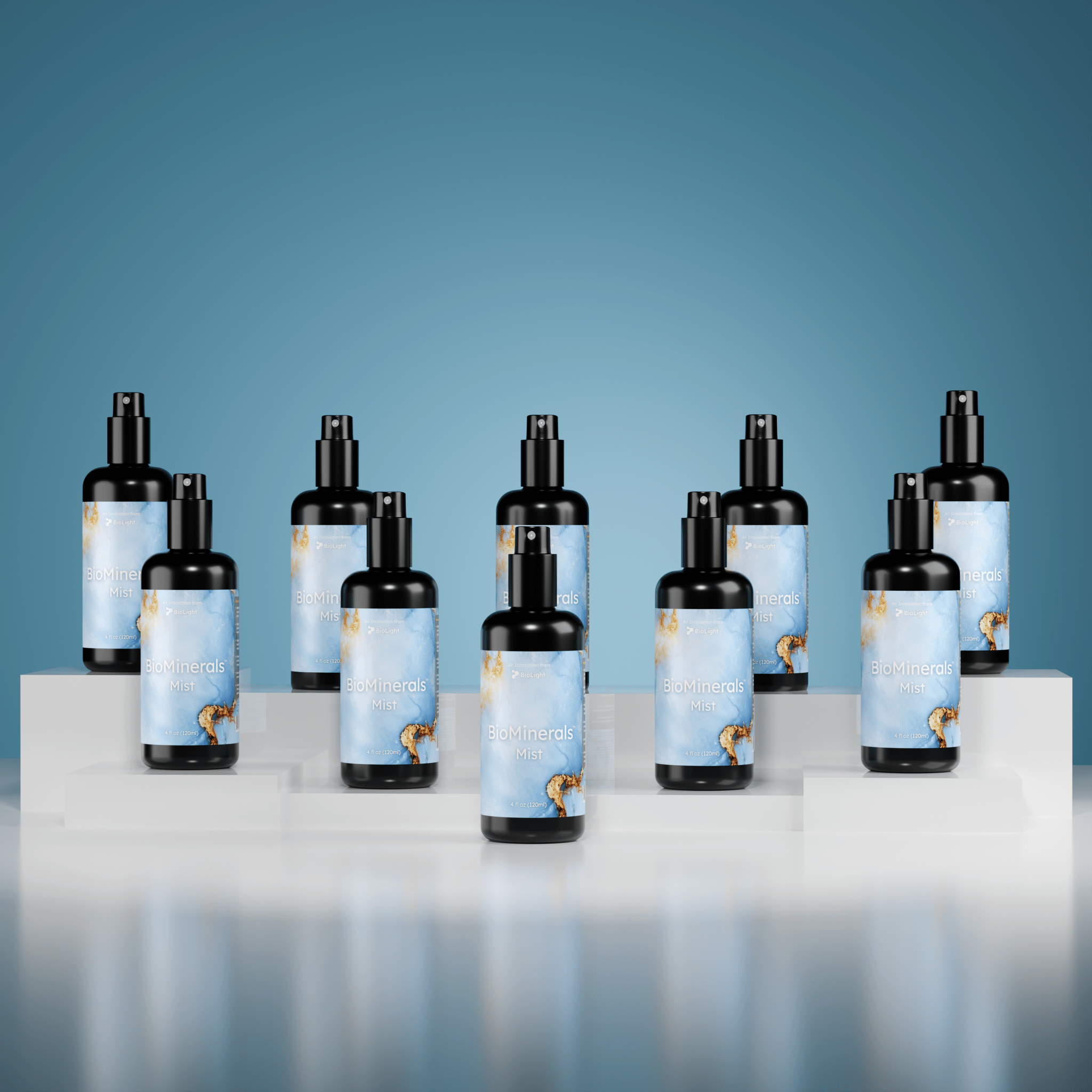 BioLight BioMinerals Mist: Rejuvenating Skincare | Bioactive Mineral Hydration | Fulvic Acid, Humic Acid & Marine Minerals | 4 fl oz | 30 - Day Supply