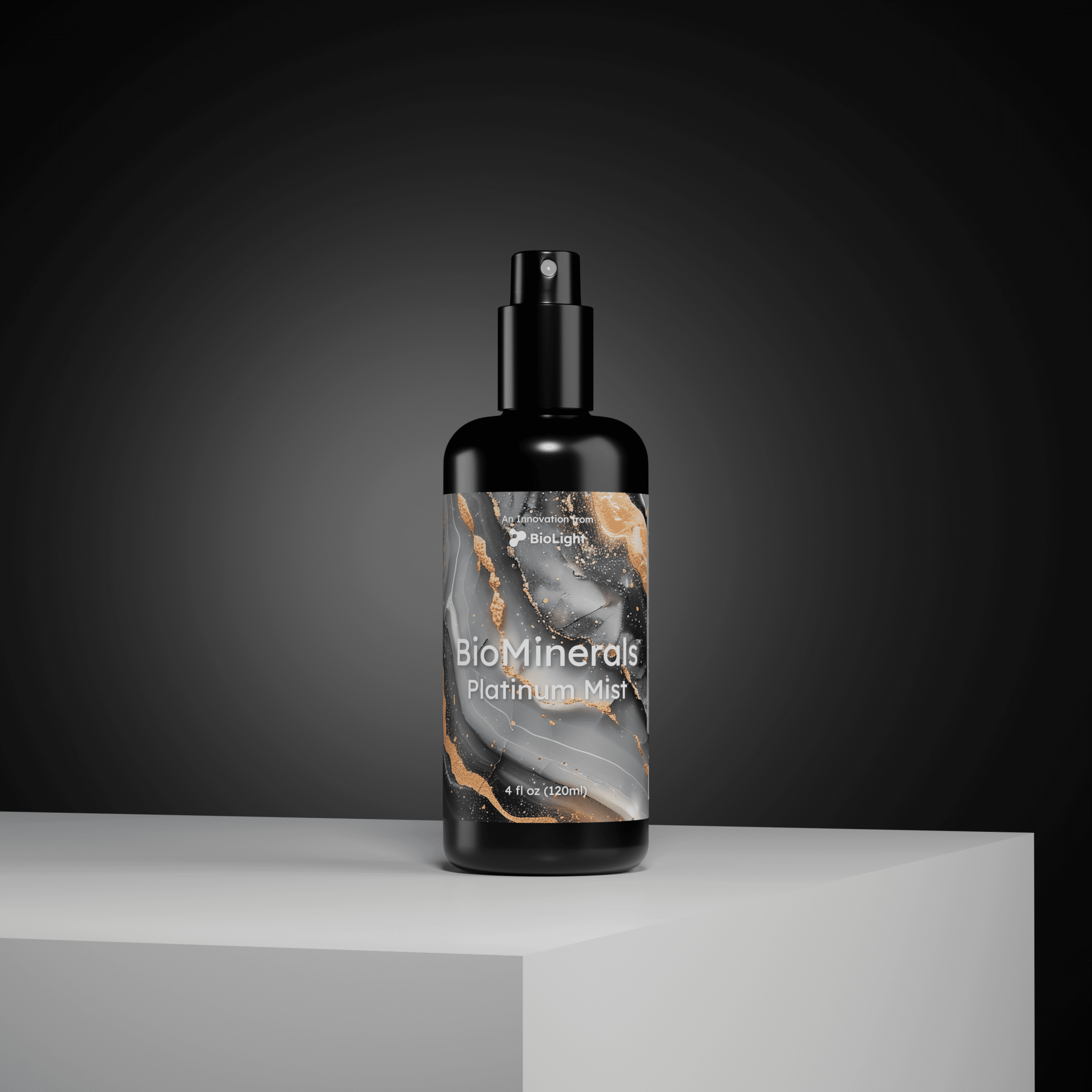 BioLight BioMinerals Platinum Mist: Anti - Aging Skincare | Bioactive Mineral Hydration | Colloidal Platinum, Litewater, Silica | 4 fl oz | 30 - Day Supply