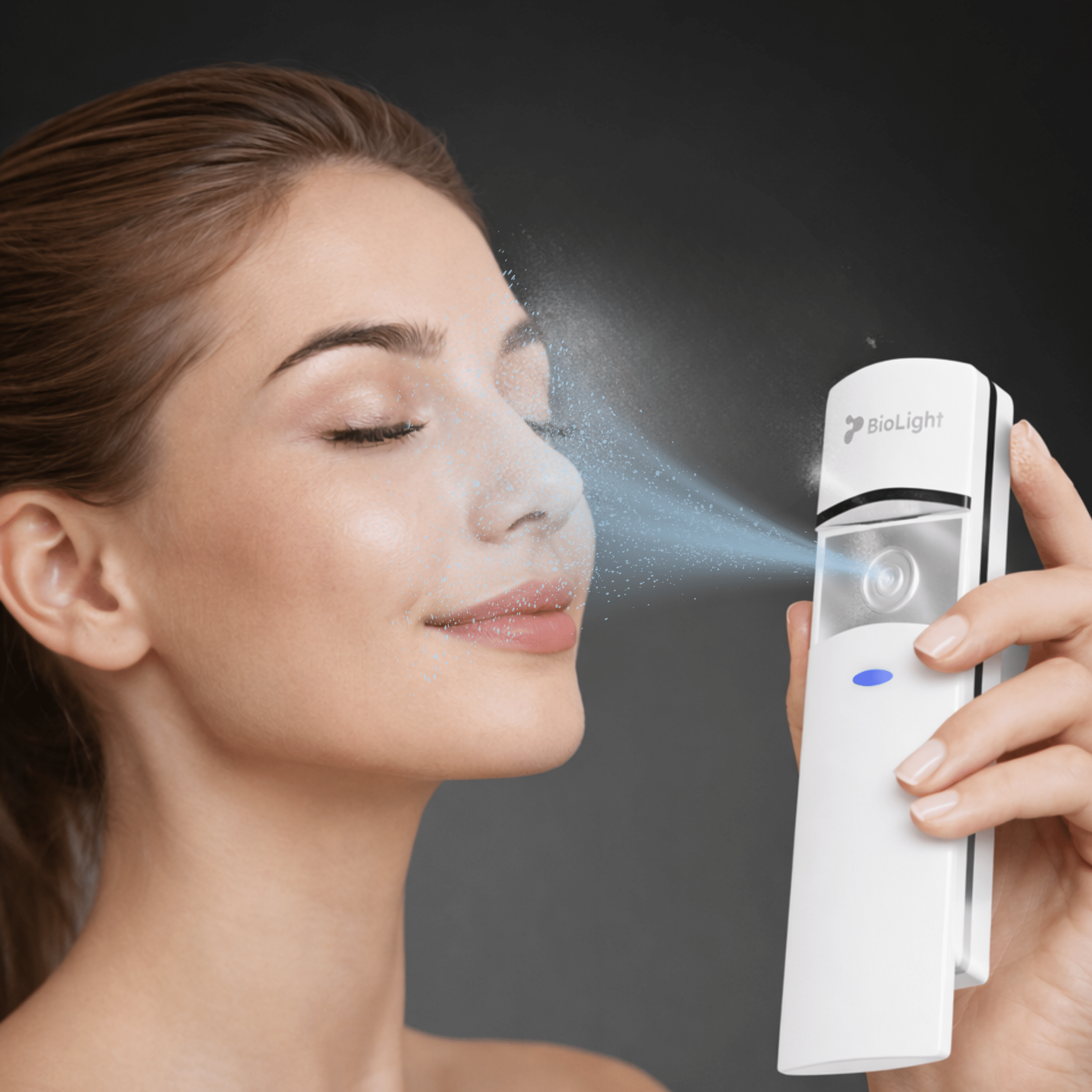BioLight Blue Mist Facial Serum with Methylene Blue & Hyaluronic Acid