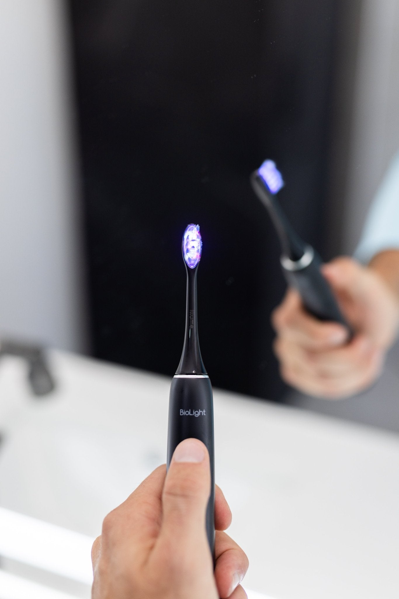 BioLight Illume Sonic Toothbrush With Red & Blue Light Therapy For Maximum Oral Health Benefits