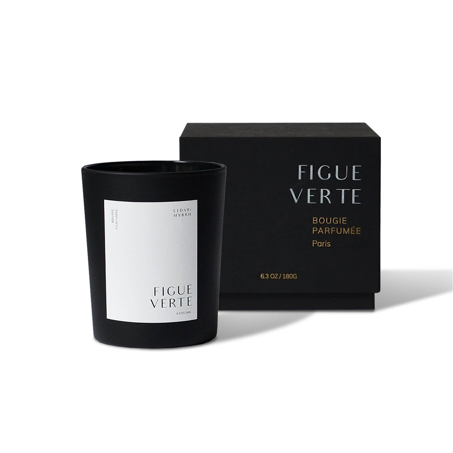 CEDAR AND MYRRH Bougie Parfumée Figue Verte