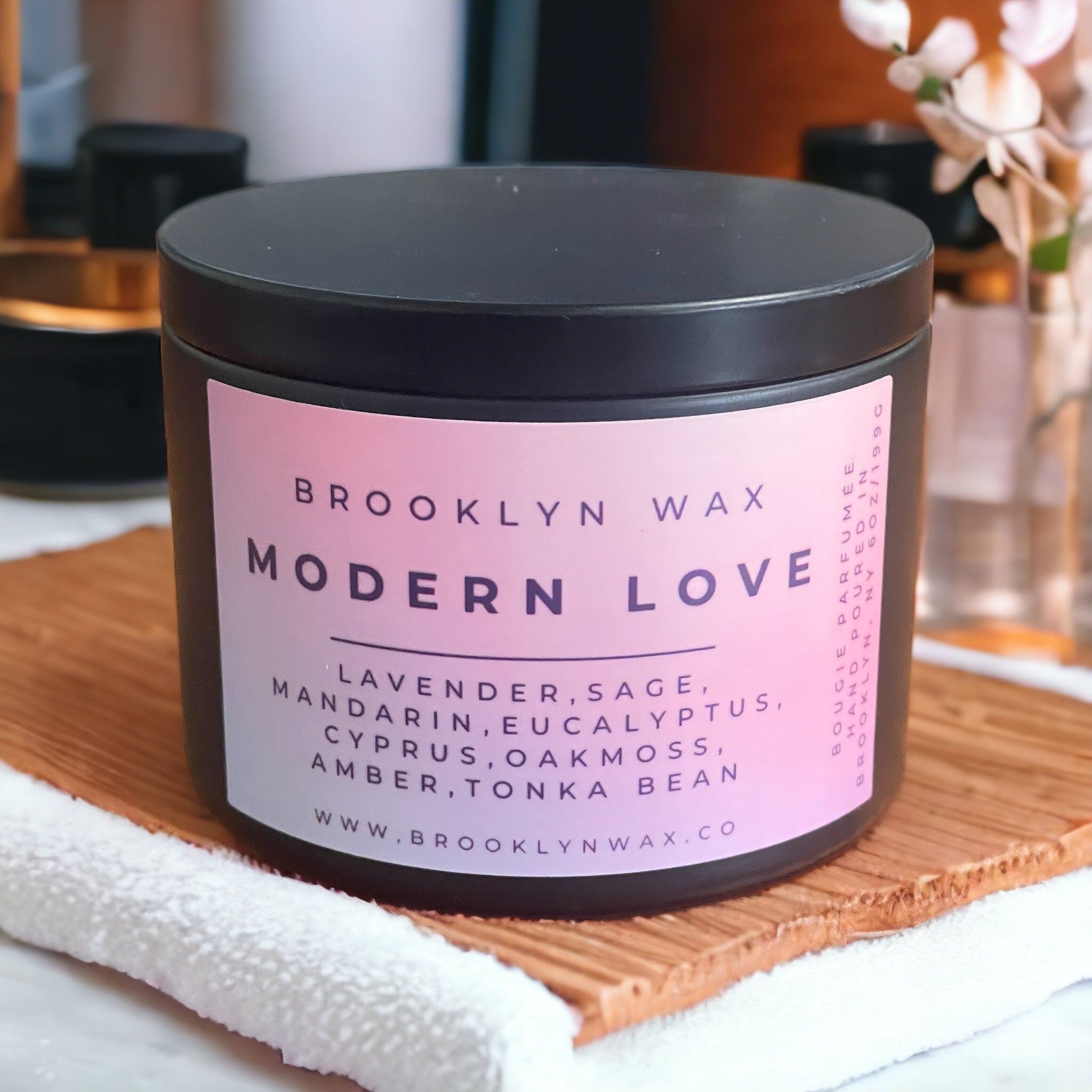 Brooklyn Wax Modern Love Scented Candle 6oz