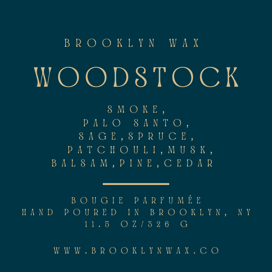 Brooklyn Wax Woodstock Candle 11.5oz