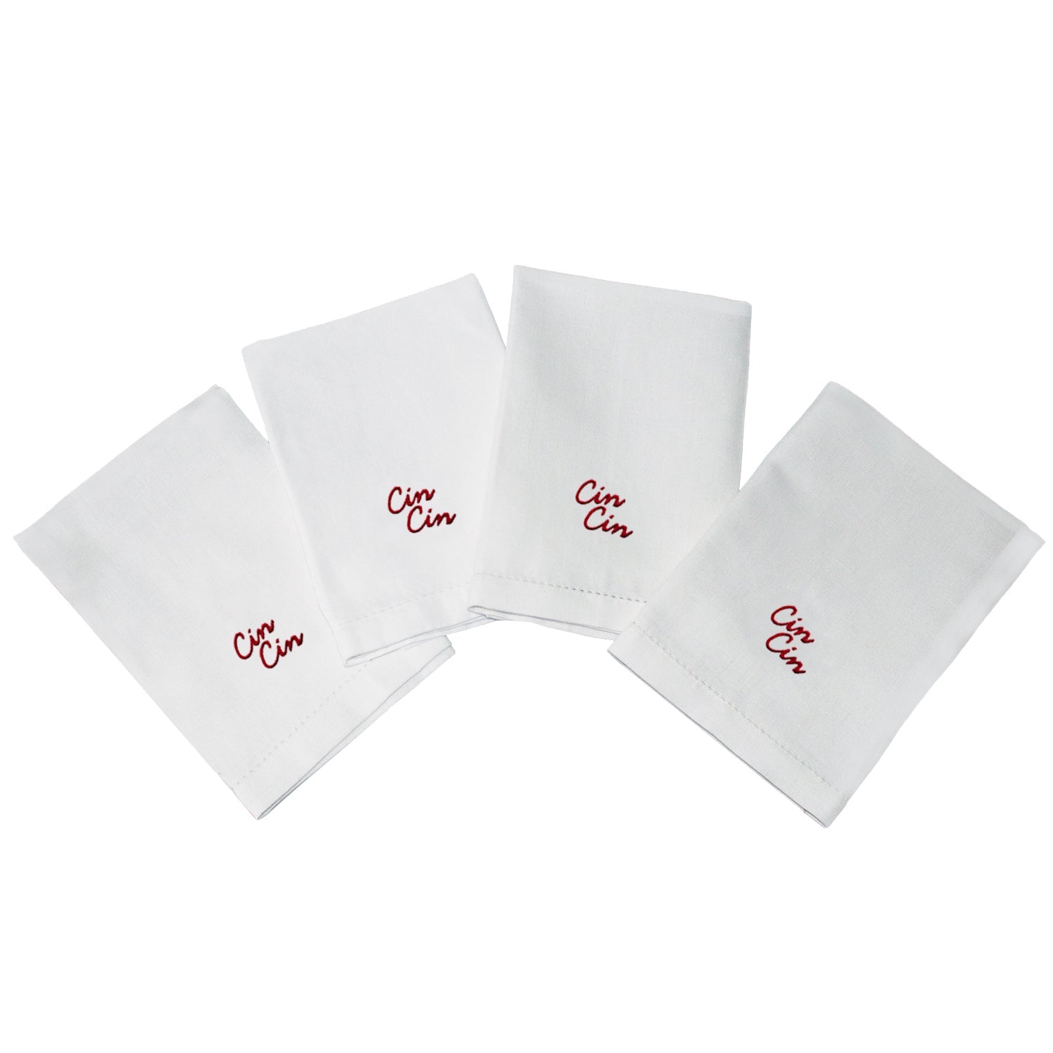 Casa Stilo 'Cin Cin' Dinner Napkins (Set of 4)