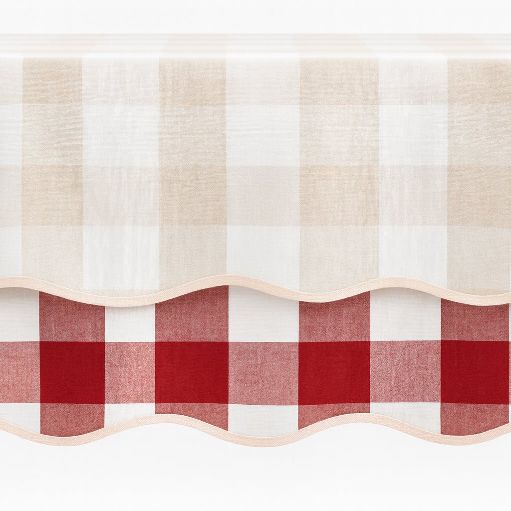 Casa Stilo Giardino Reversible Tablecloth in Rosso/Rosa