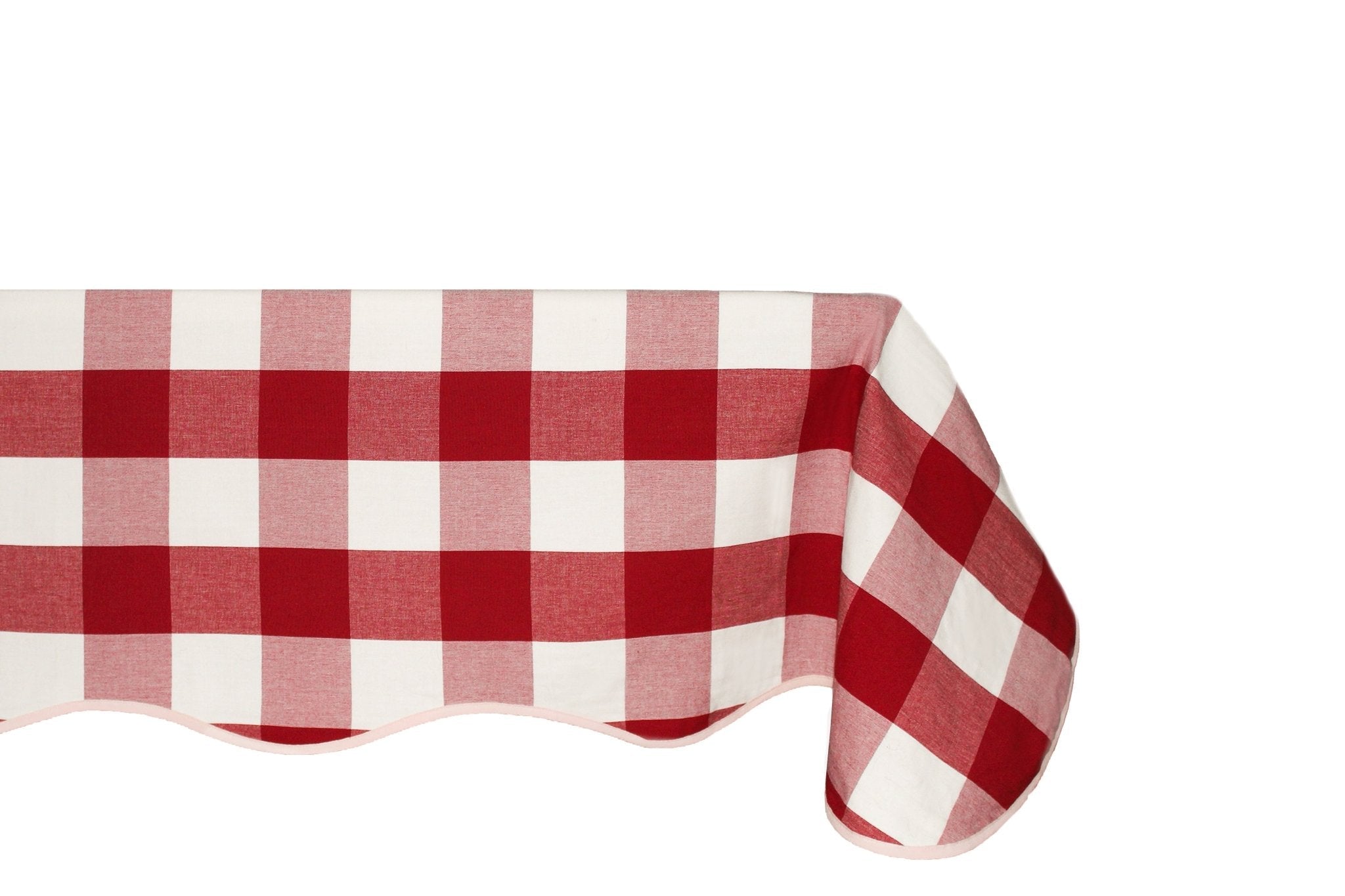 Casa Stilo Giardino Reversible Tablecloth in Rosso/Rosa
