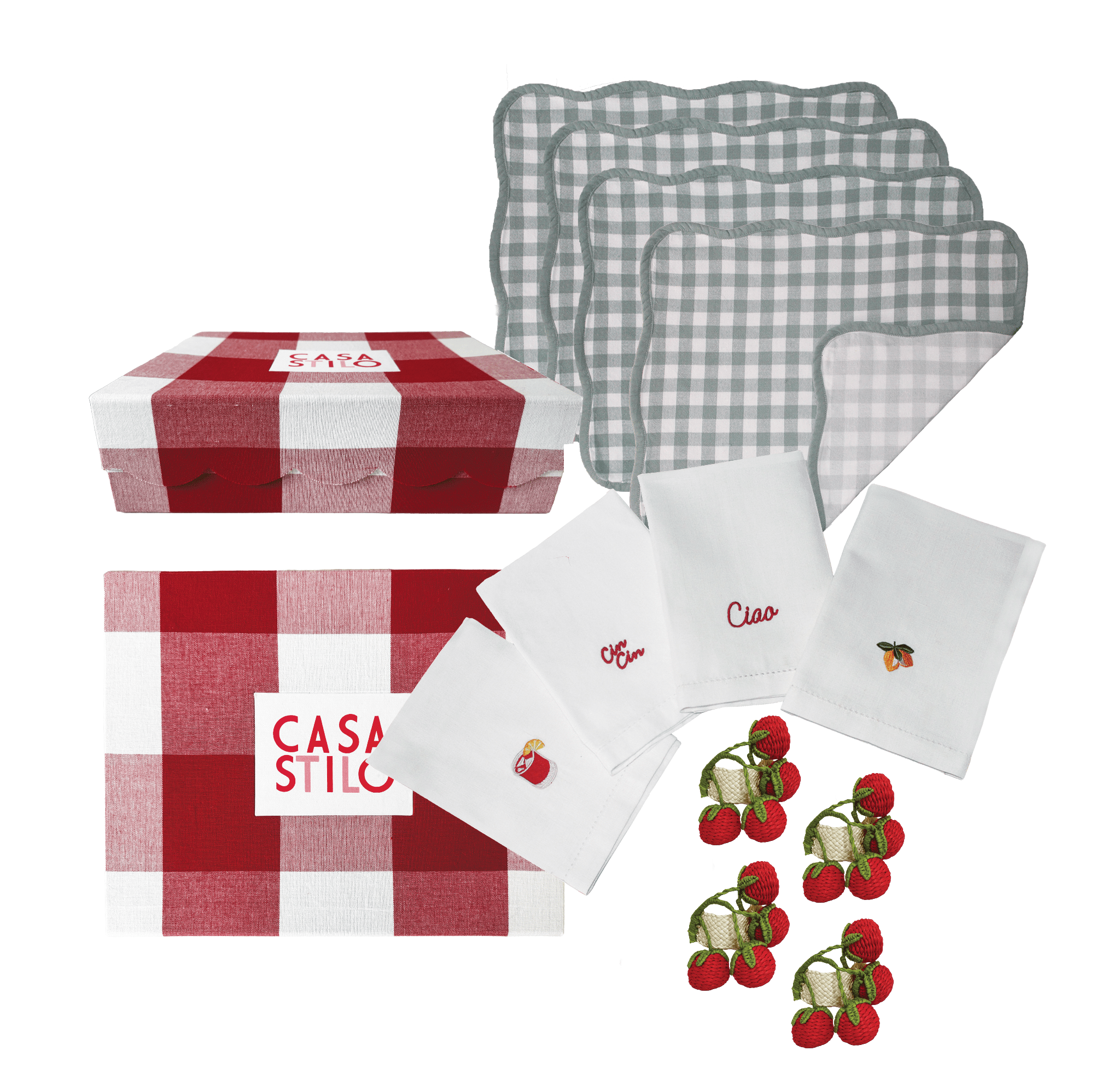 Casa Stilo Il Giardino Box Set - Medium Verde