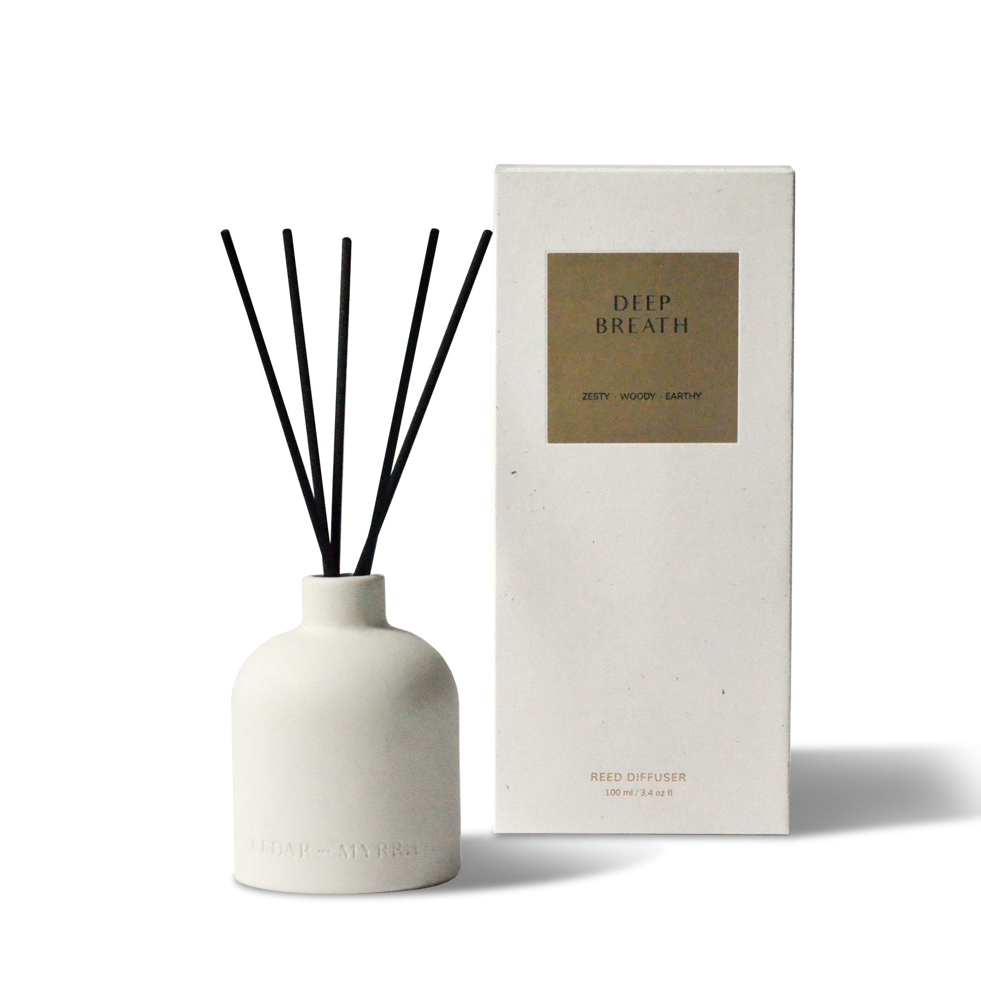 CEDAR AND MYRRH Deep Breath Reed Diffuser