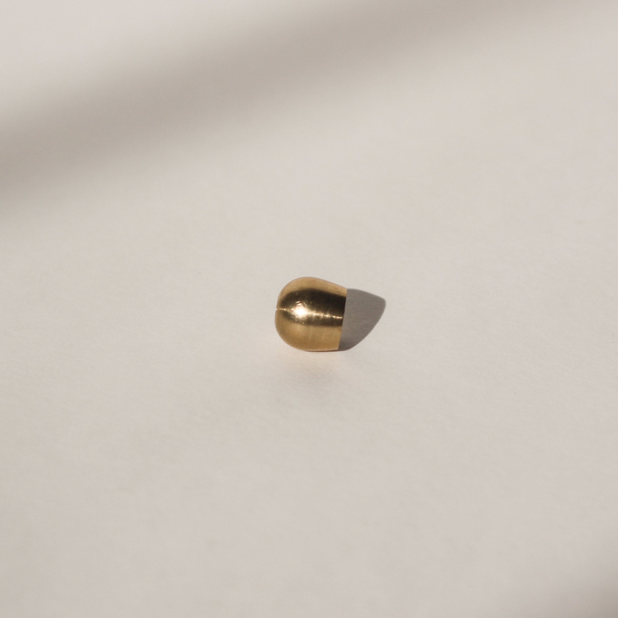 CEDAR AND MYRRH Ellipse Brass Incense Holder