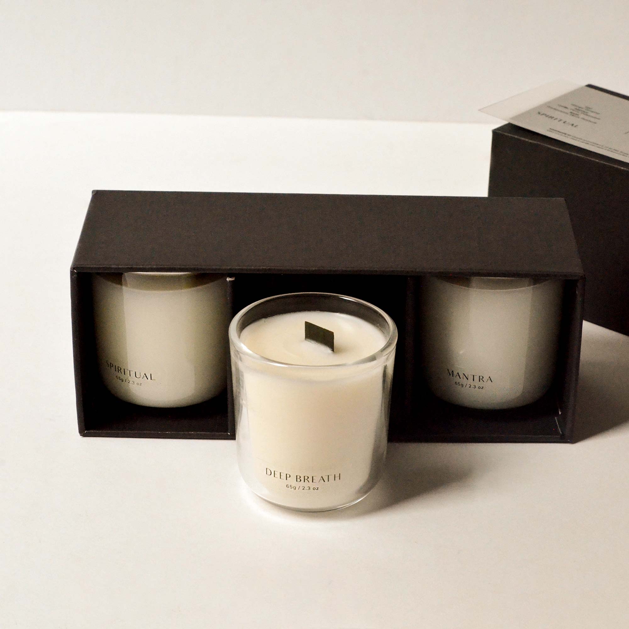 CEDAR AND MYRRH Mini Wellness Candle Gift Set