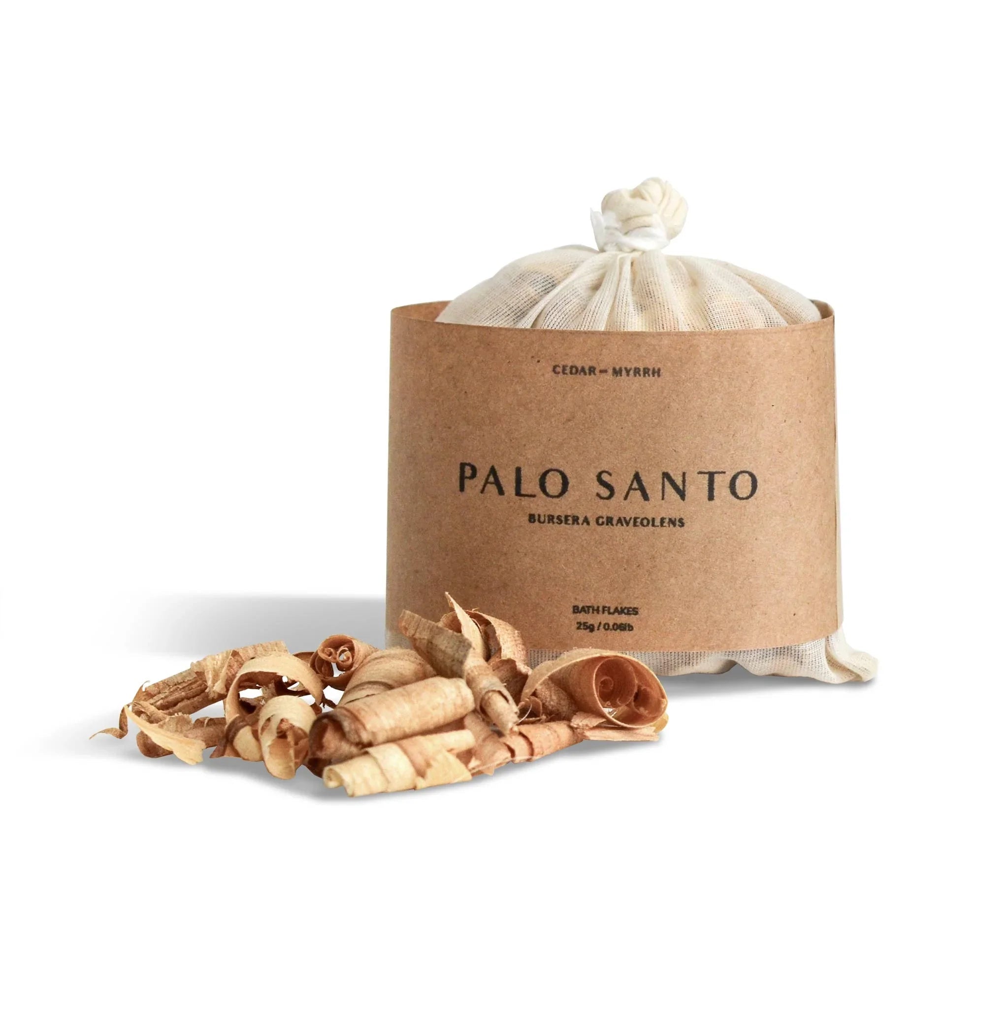 CEDAR AND MYRRH Palo Santo Bath Flakes