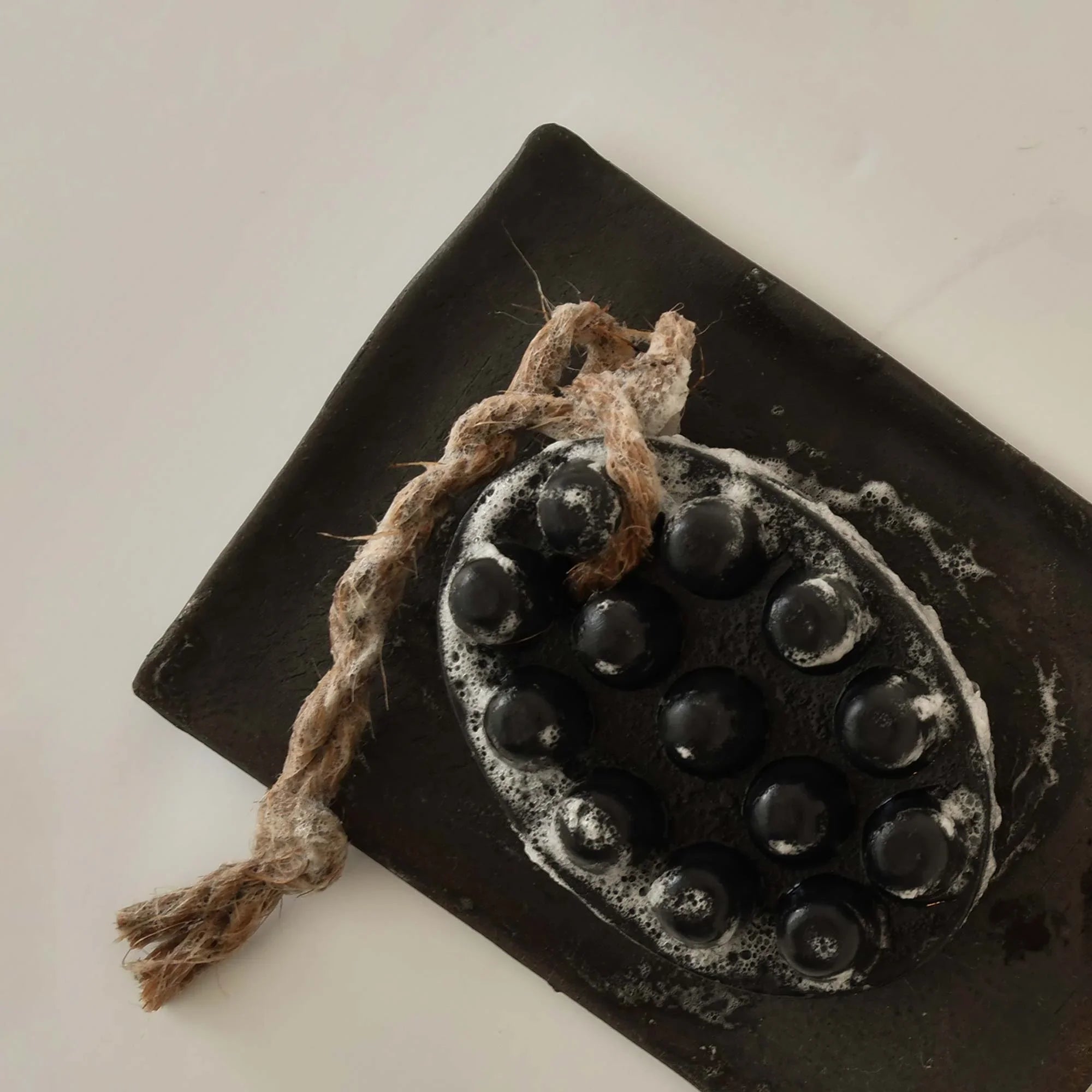 CEDAR AND MYRRH Palo Santo + Charcoal Bar Soap