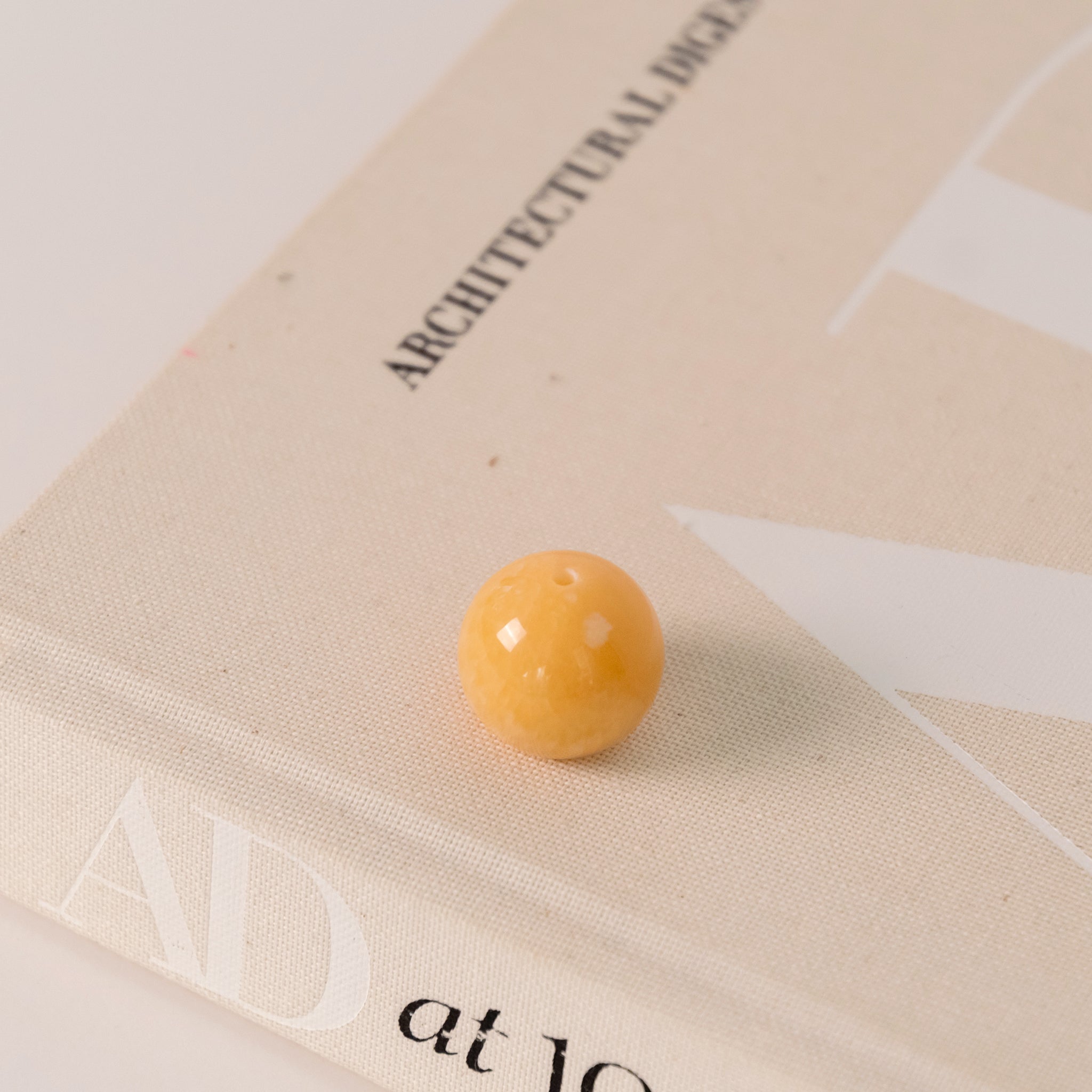 CEDAR AND MYRRH Sphere Topaz Incense Holder