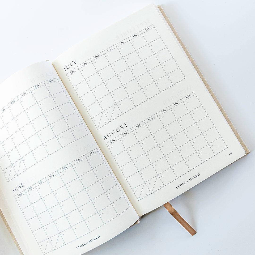 CEDAR AND MYRRH Wellness Journal