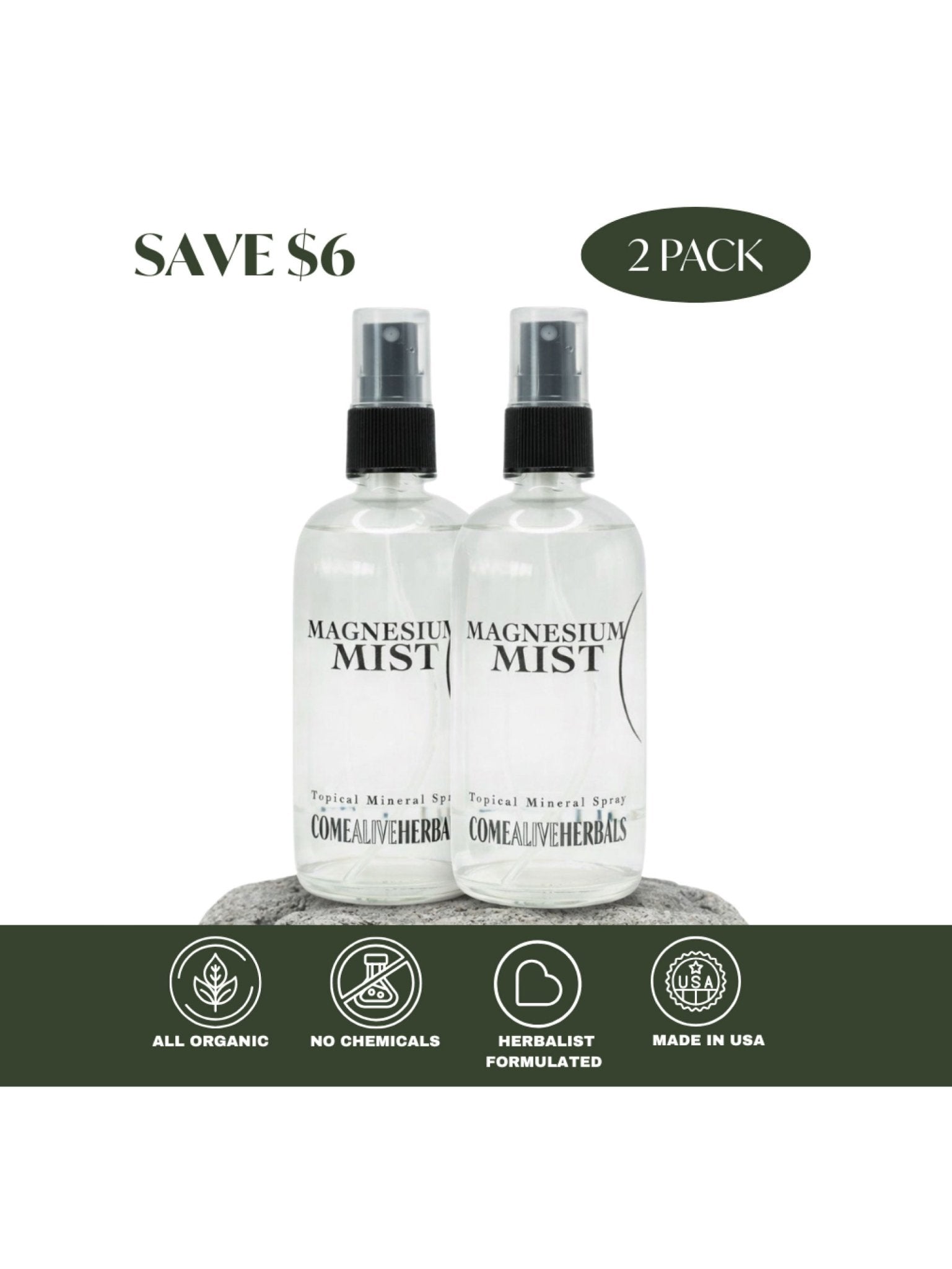 Come Alive Herbals Magnesium Mist