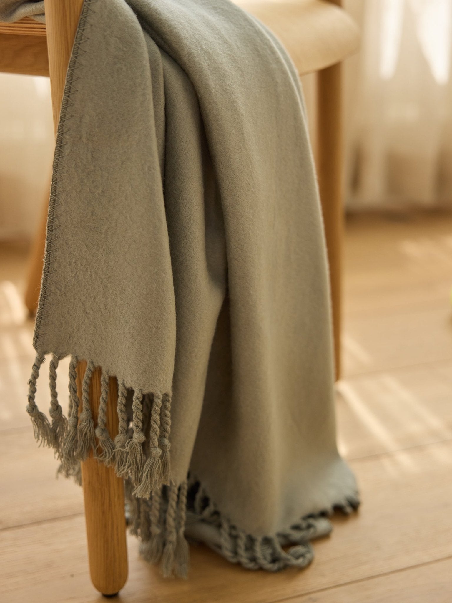 Cozy Earth Bamboo Tassel Throw