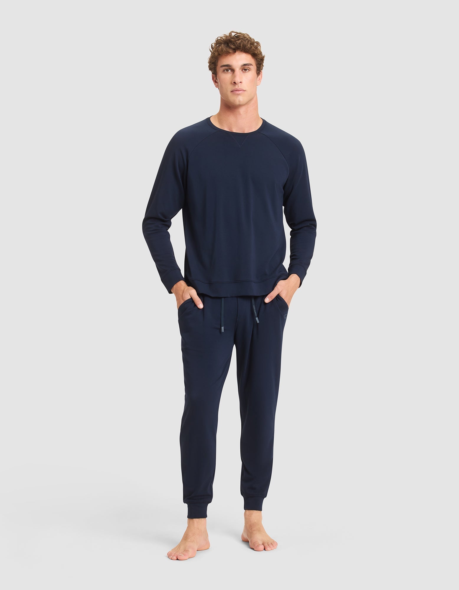 Cozy Earth Men's Brushed Bamboo Jogger Set