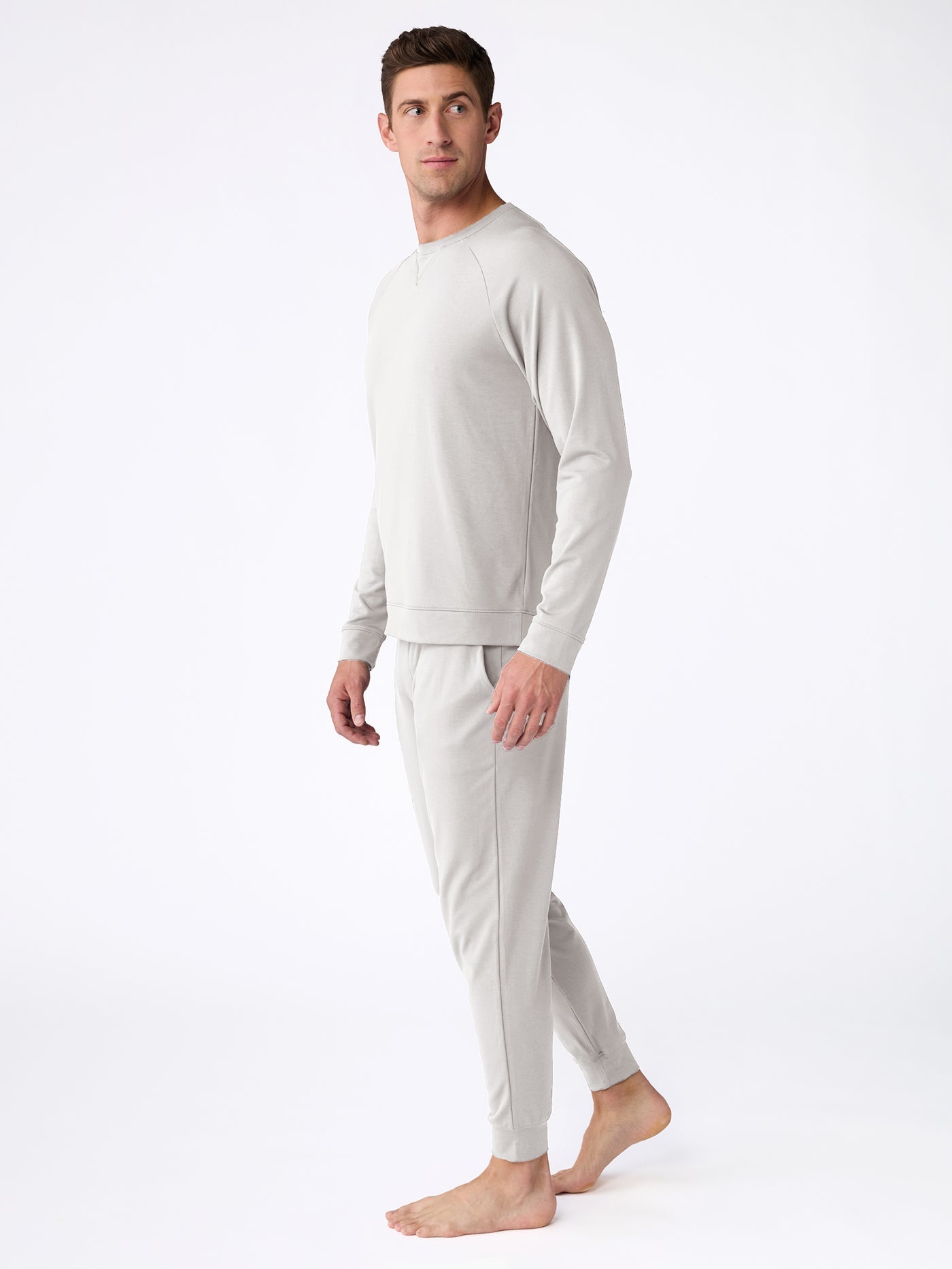 Cozy Earth Men's Brushed Bamboo Jogger Set