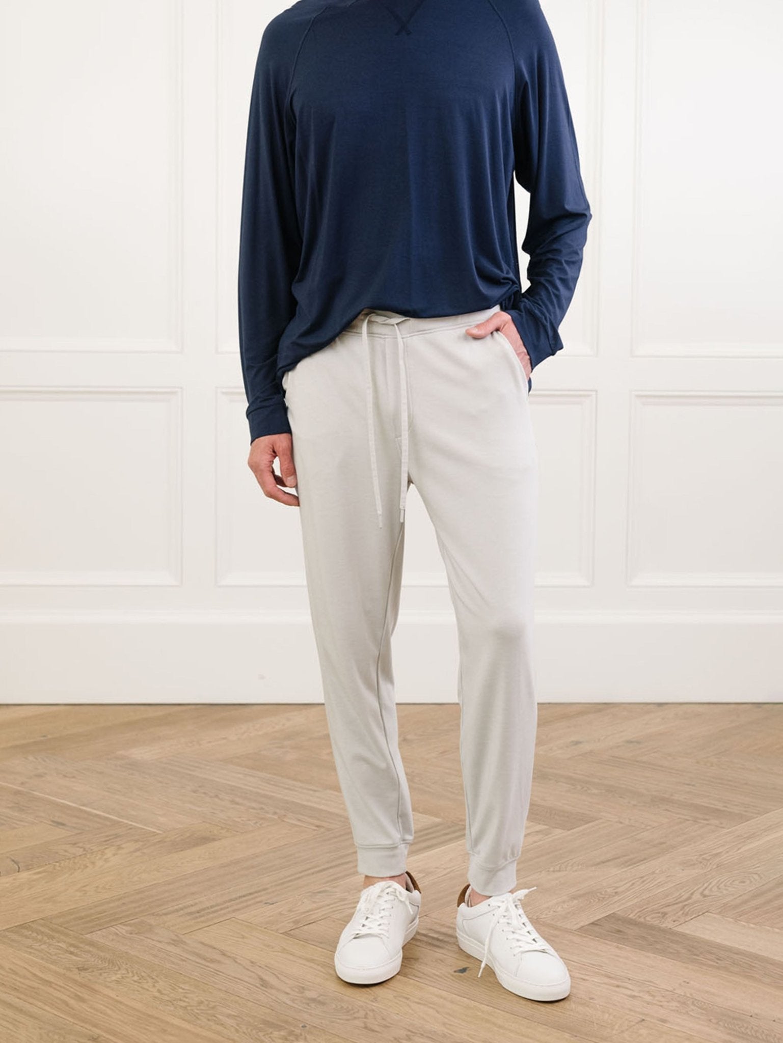 Cozy Earth Men's Brushed Bamboo Jogger Set