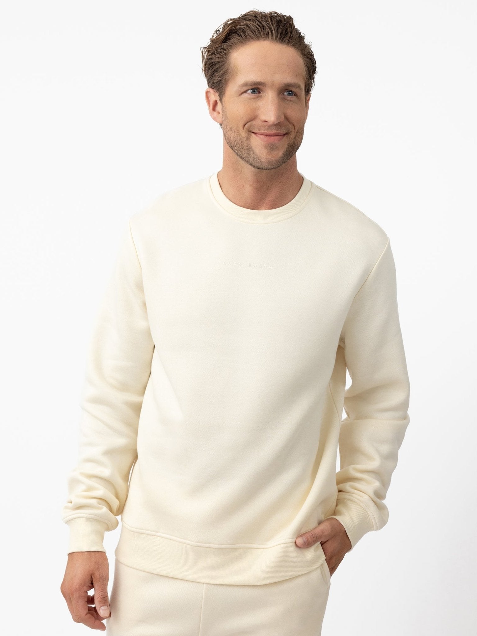 Cozy Earth Men's CityScape Crewneck