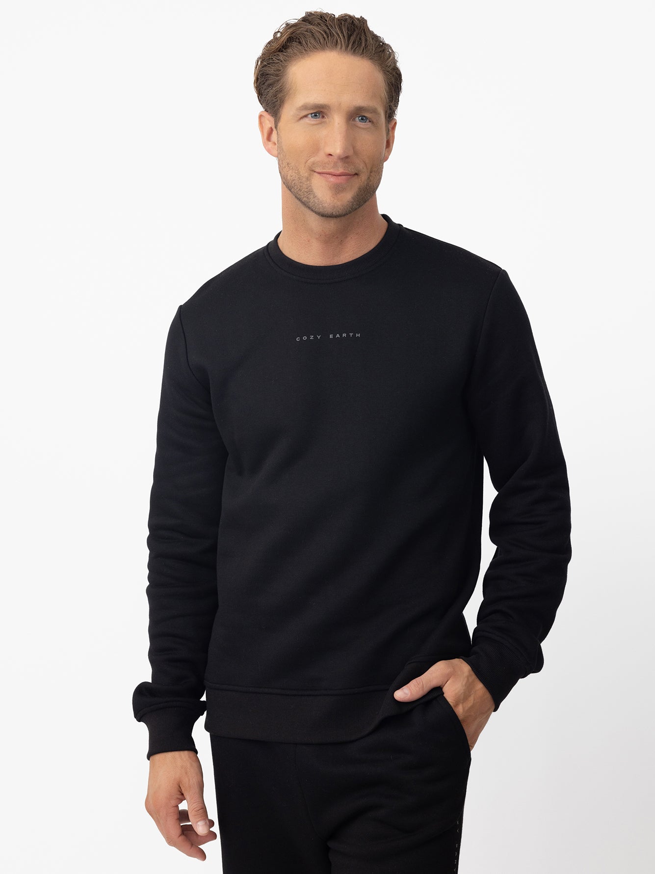 Cozy Earth Men's CityScape Crewneck