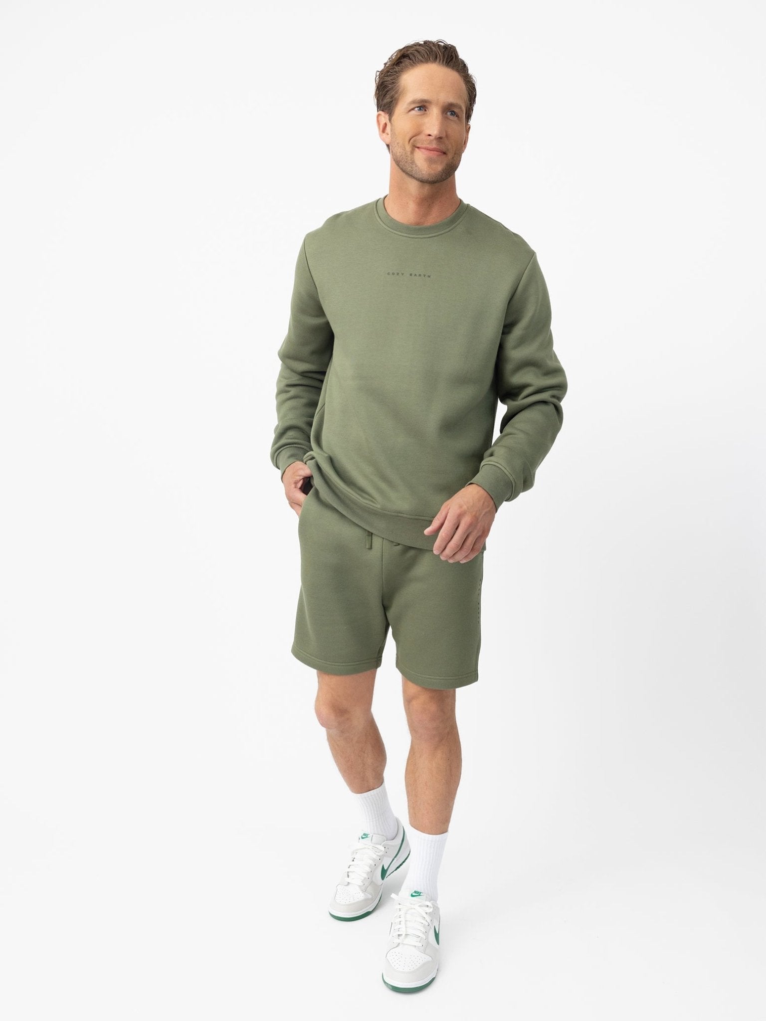 Cozy Earth Men's CityScape Crewneck