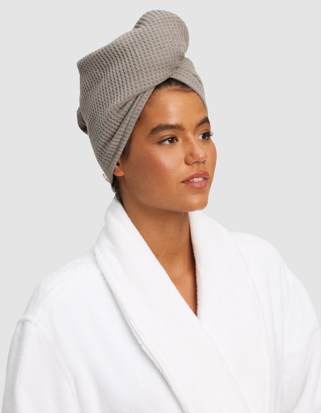 Cozy Earth Waffle Hair Towel