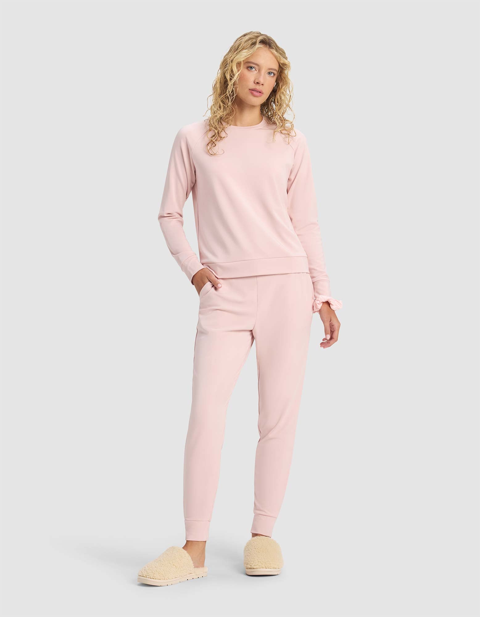 Cozy Earth Women's Brushed Bamboo Jogger Set