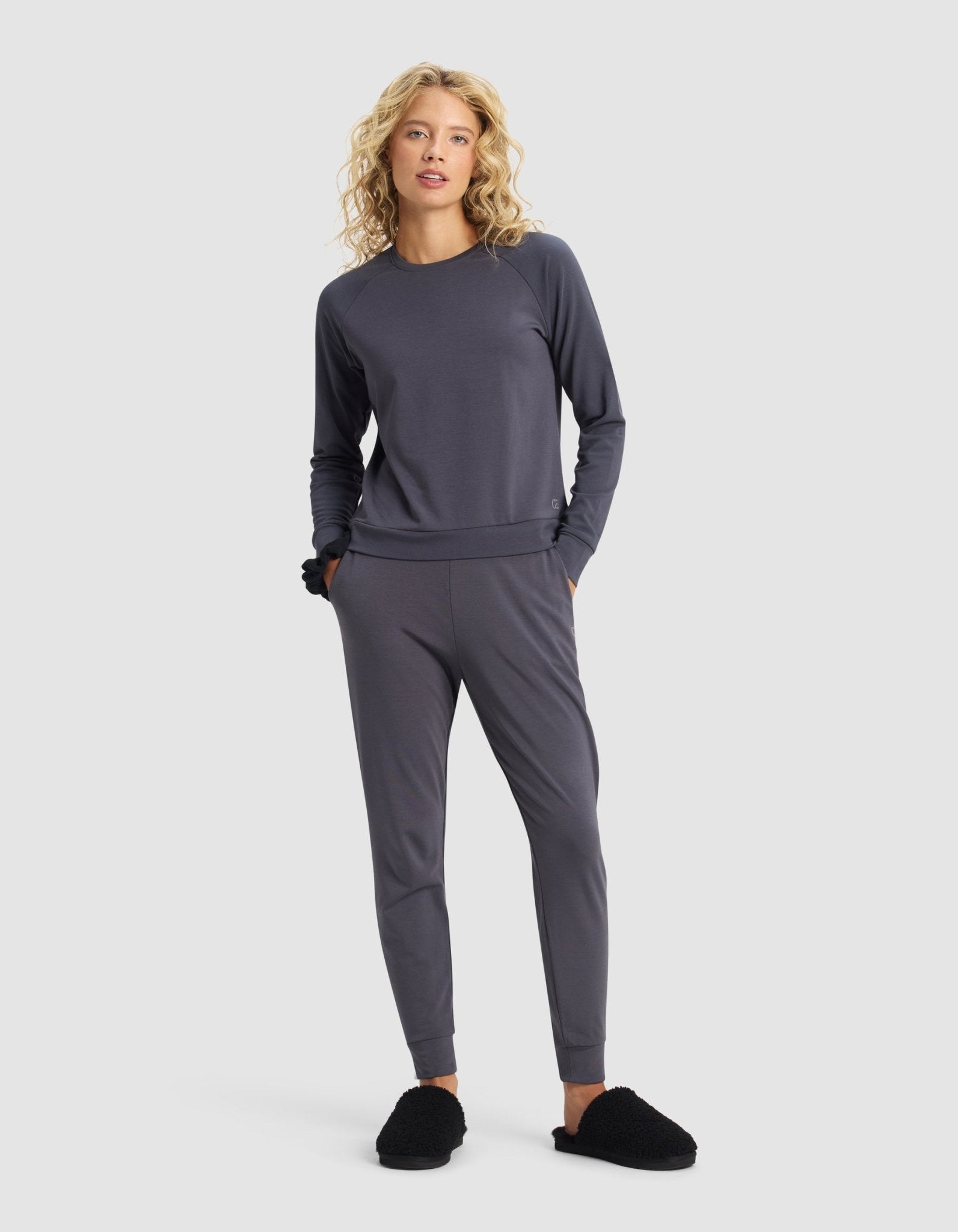 Cozy Earth Women's Brushed Bamboo Jogger Set