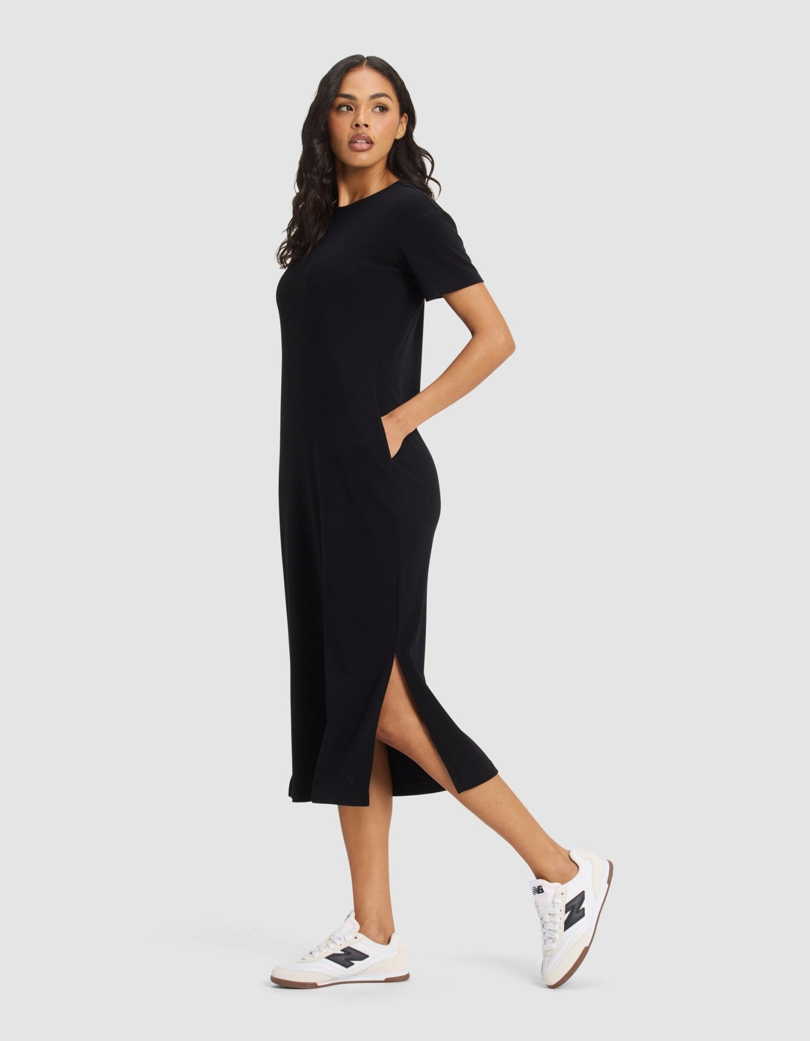 Cozy Earth Women's Brushed Bamboo Midi Dress