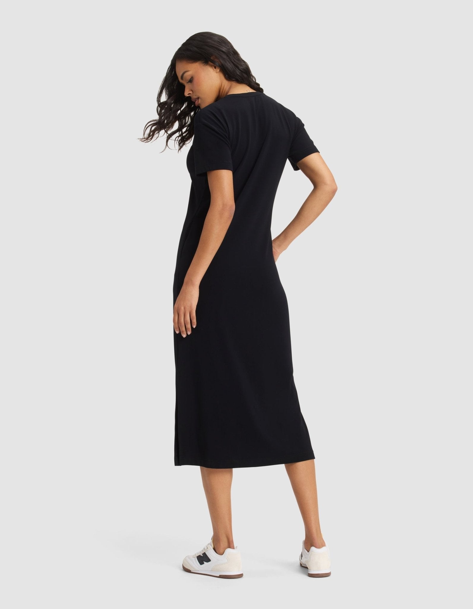 Cozy Earth Women's Brushed Bamboo Midi Dress