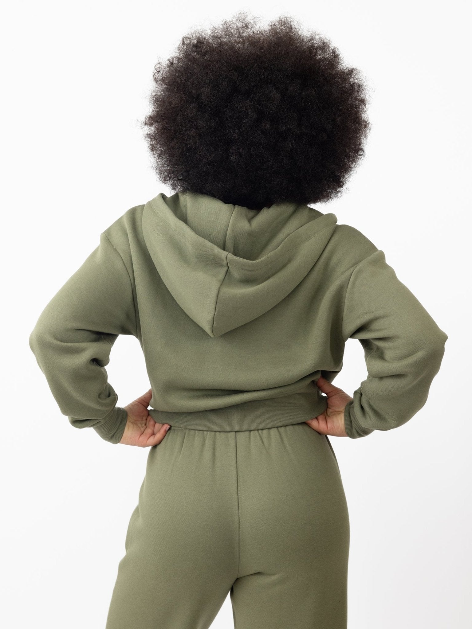 Cozy Earth Women's CityScape Cropped Full Zip