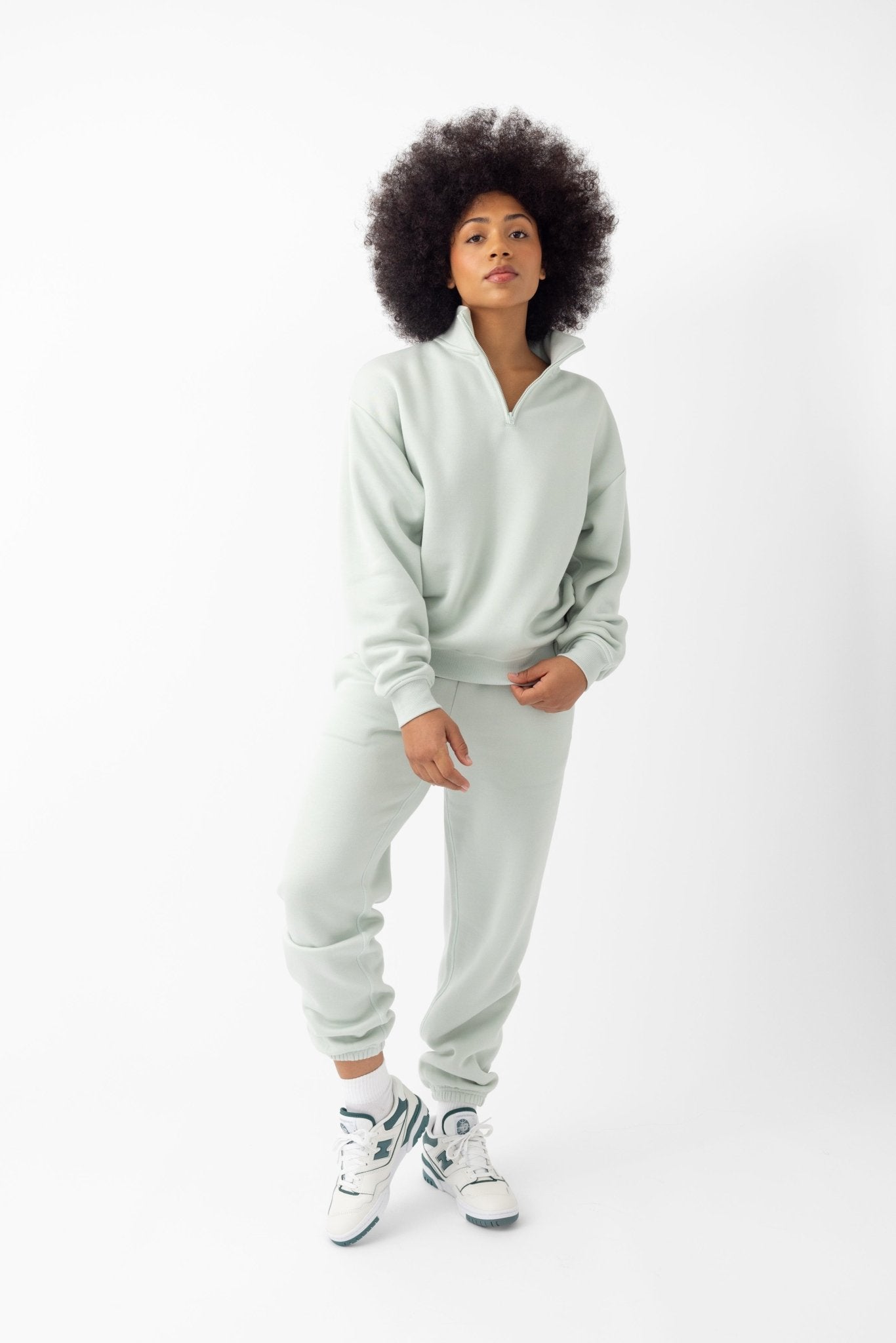 Cozy Earth Women's CityScape Quarter Zip - Last Chance