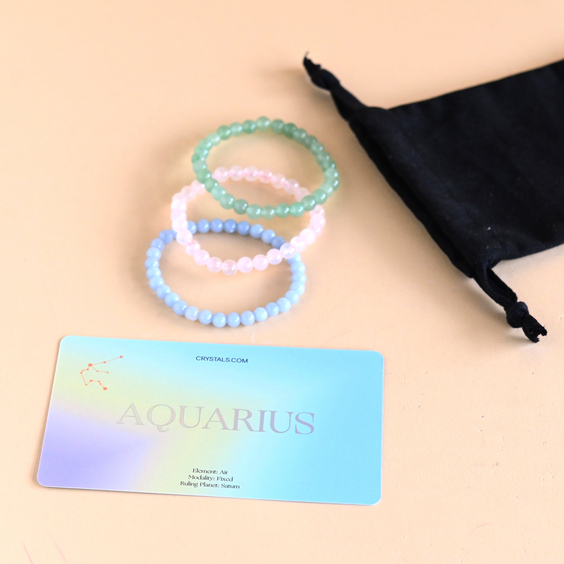 CRYSTALS.COM Aquarius Bracelet Trio
