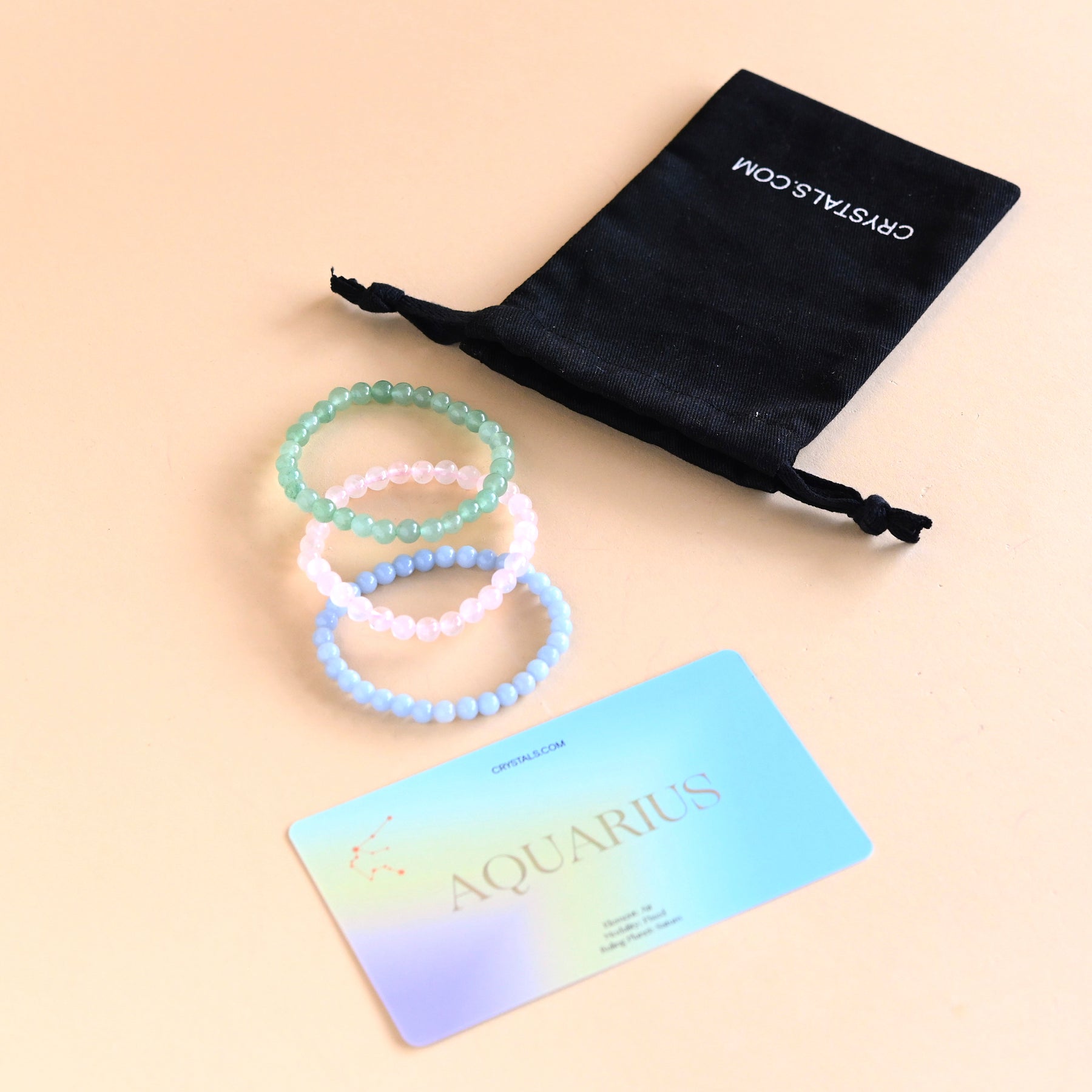 CRYSTALS.COM Aquarius Bracelet Trio