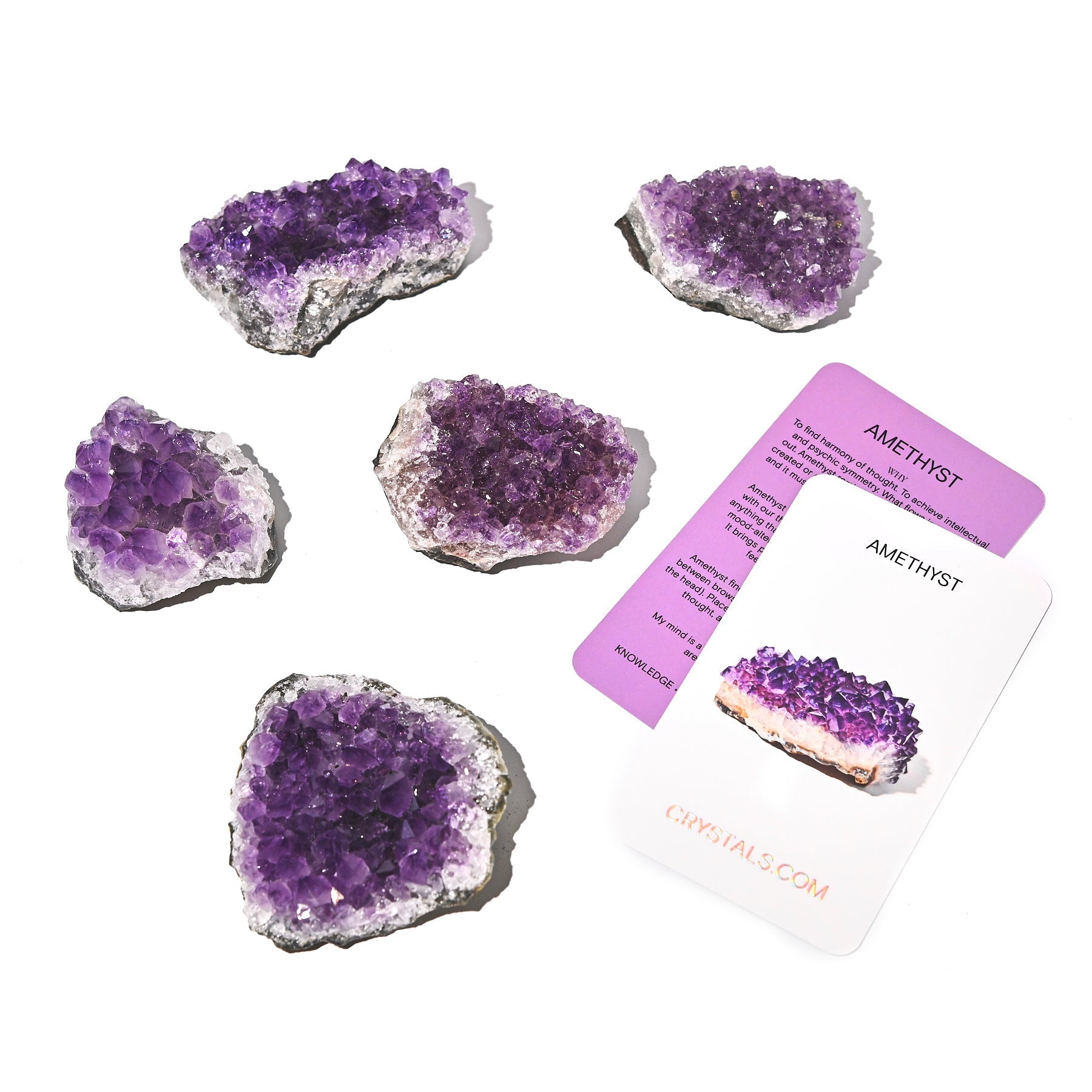CRYSTALS.COM Brazilian Amethyst Cluster